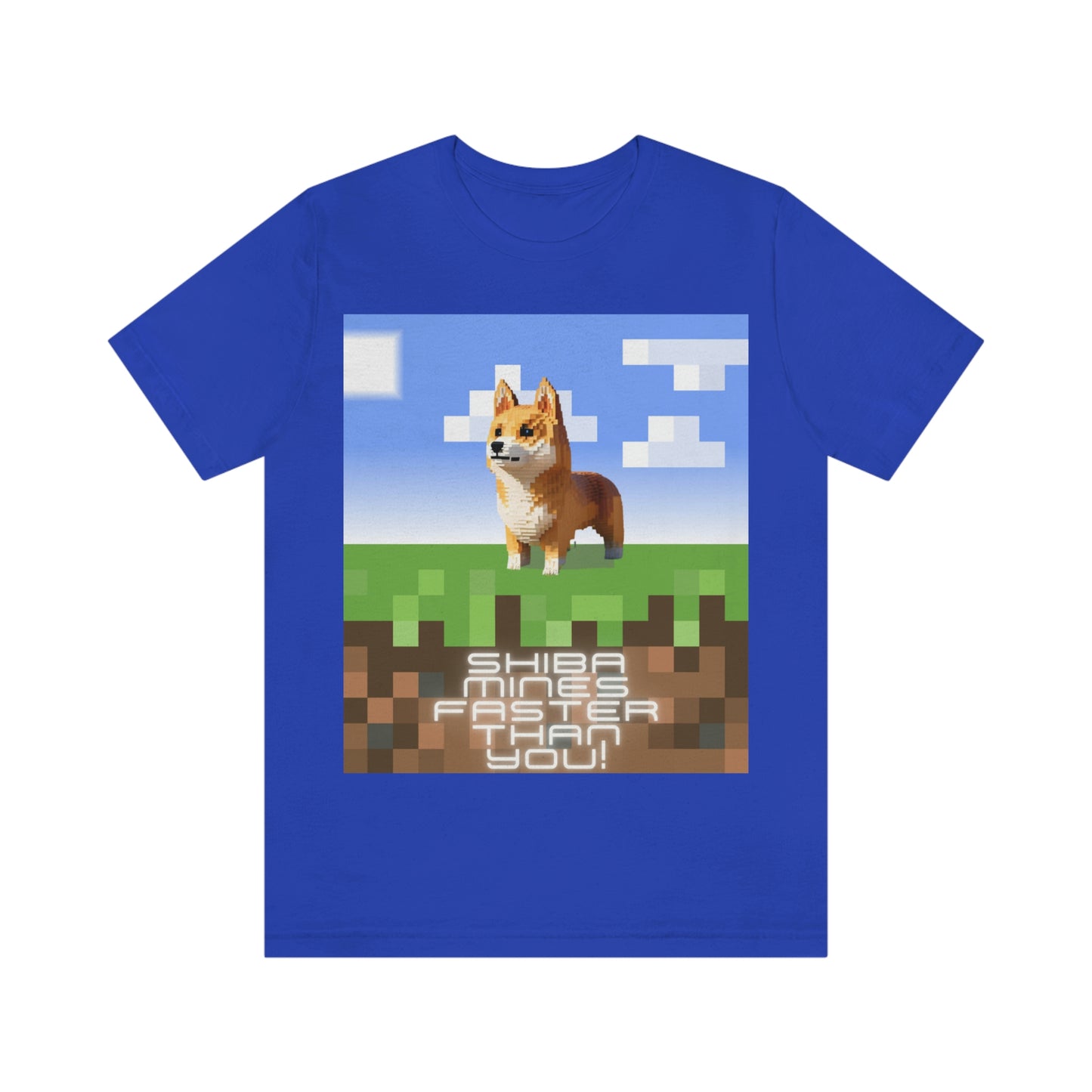 Shiba Mines Faster | Unisex Jersey Short Sleeve Tee