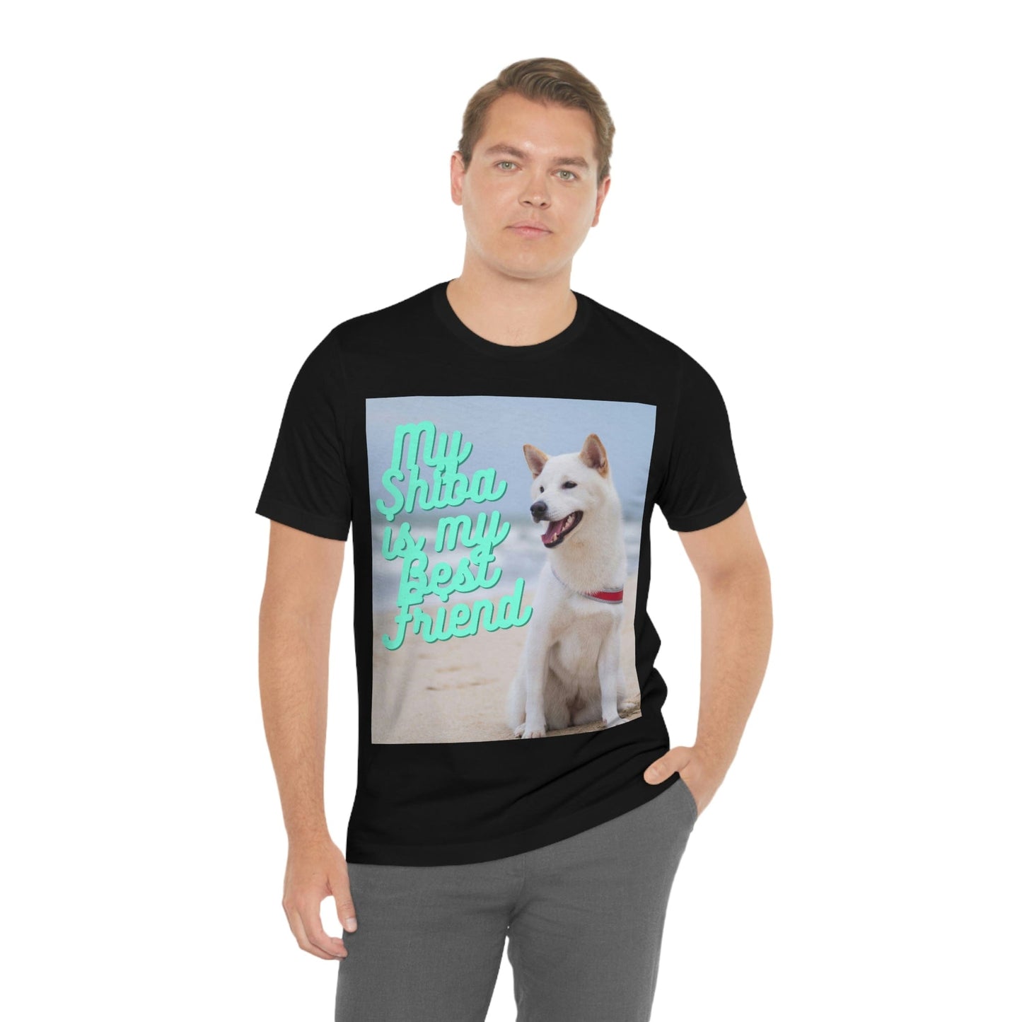 My Best Friend | Shiba Inu | Unisex Jersey Short Sleeve Tee