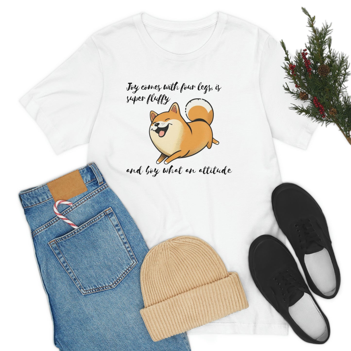 Boy, What an Attitude | Shiba Inu | Unisex Jersey Short Sleeve Tee