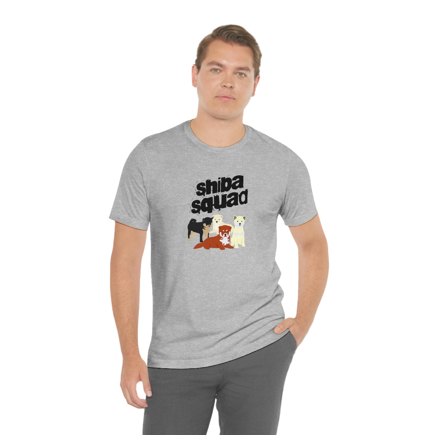 Unleash Your Inner Shiba Squad with Our Adorable T-Shirt Featuring 3 Cute Shiba Inus!