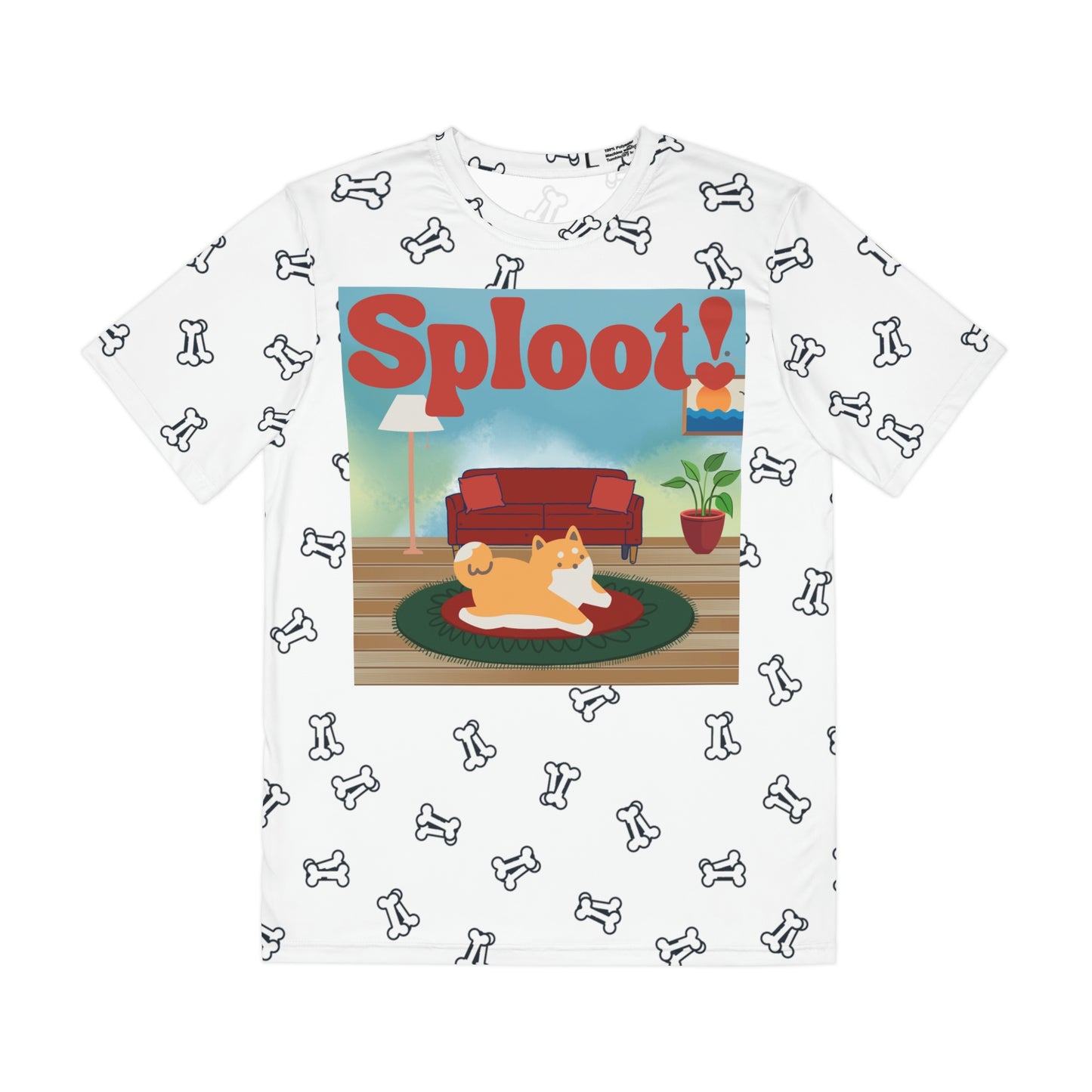 Sploot - Shiba Inu | Men's Polyester Tee (AOP)