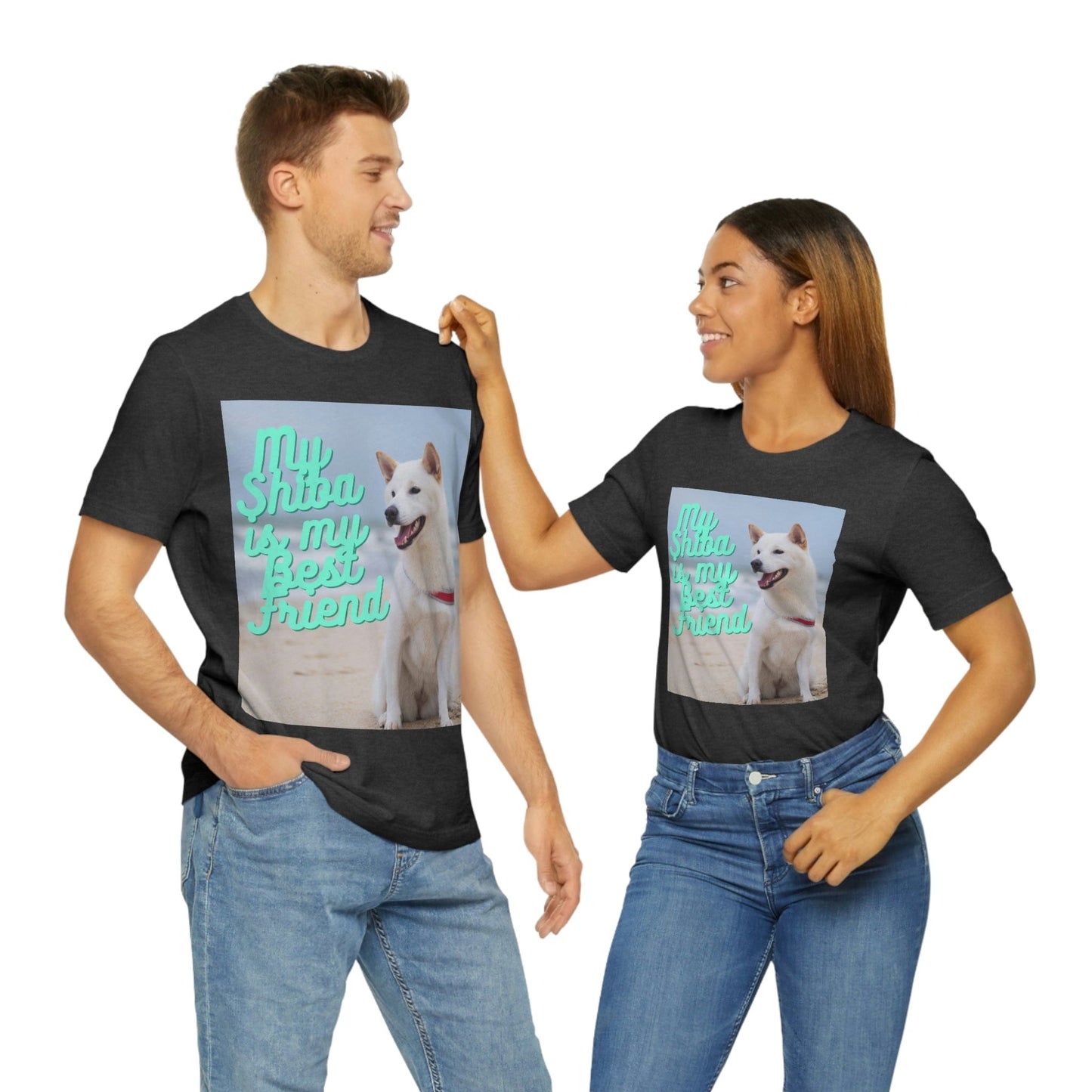 My Best Friend | Shiba Inu | Unisex Jersey Short Sleeve Tee