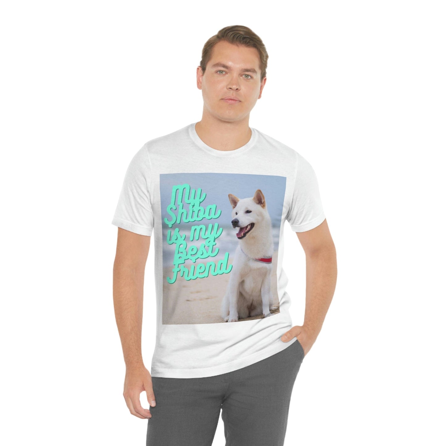 My Best Friend | Shiba Inu | Unisex Jersey Short Sleeve Tee