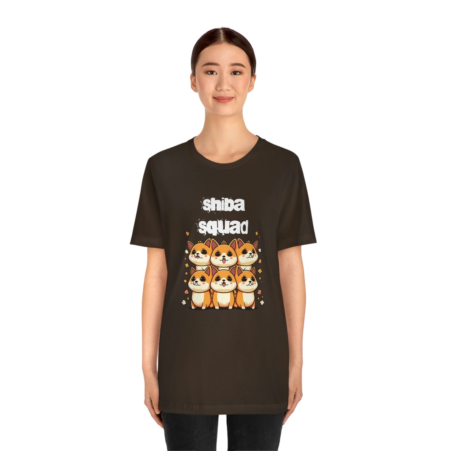 Shiba Squad Graphic Tee - Soft Cotton & Quality Print - Perfect for Shiba Inu Lovers