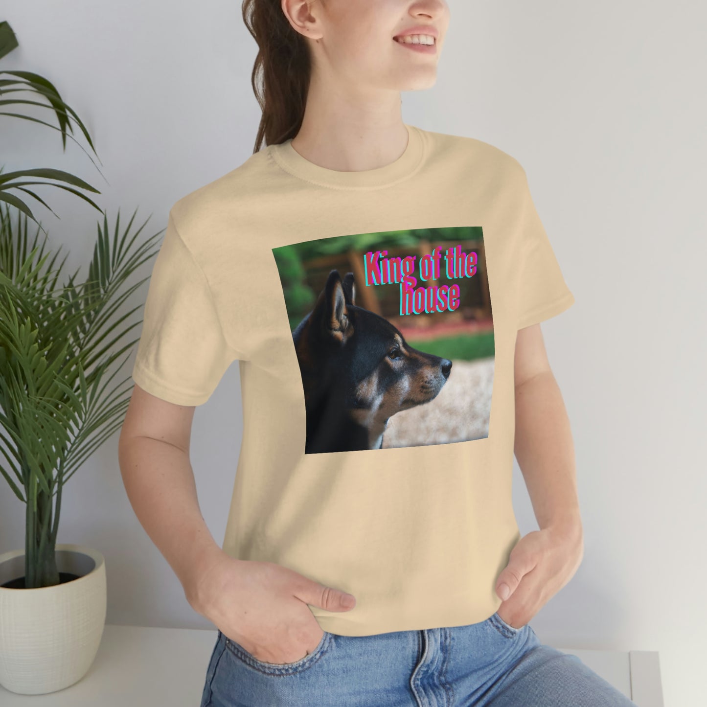 King of the House | Shiba Inu | Unisex Jersey Short Sleeve Tee