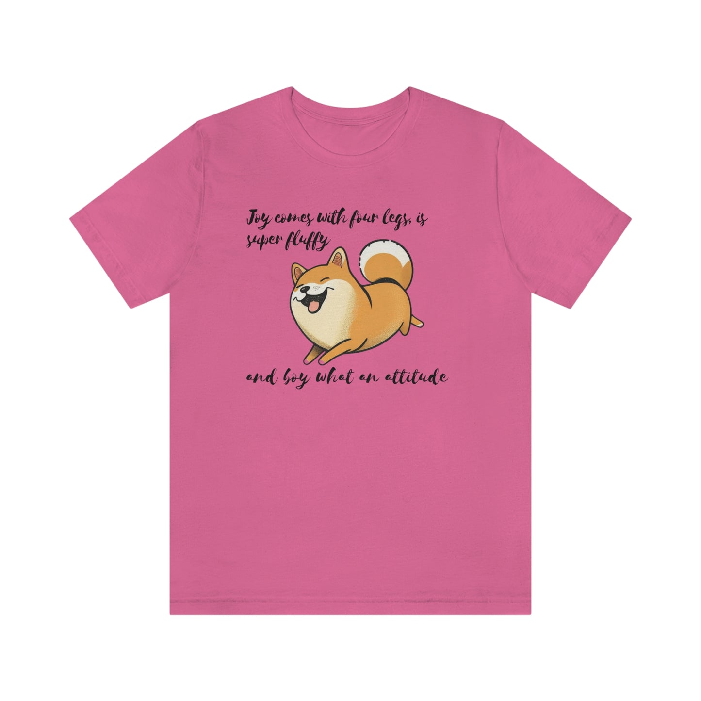 Boy, What an Attitude | Shiba Inu | Unisex Jersey Short Sleeve Tee