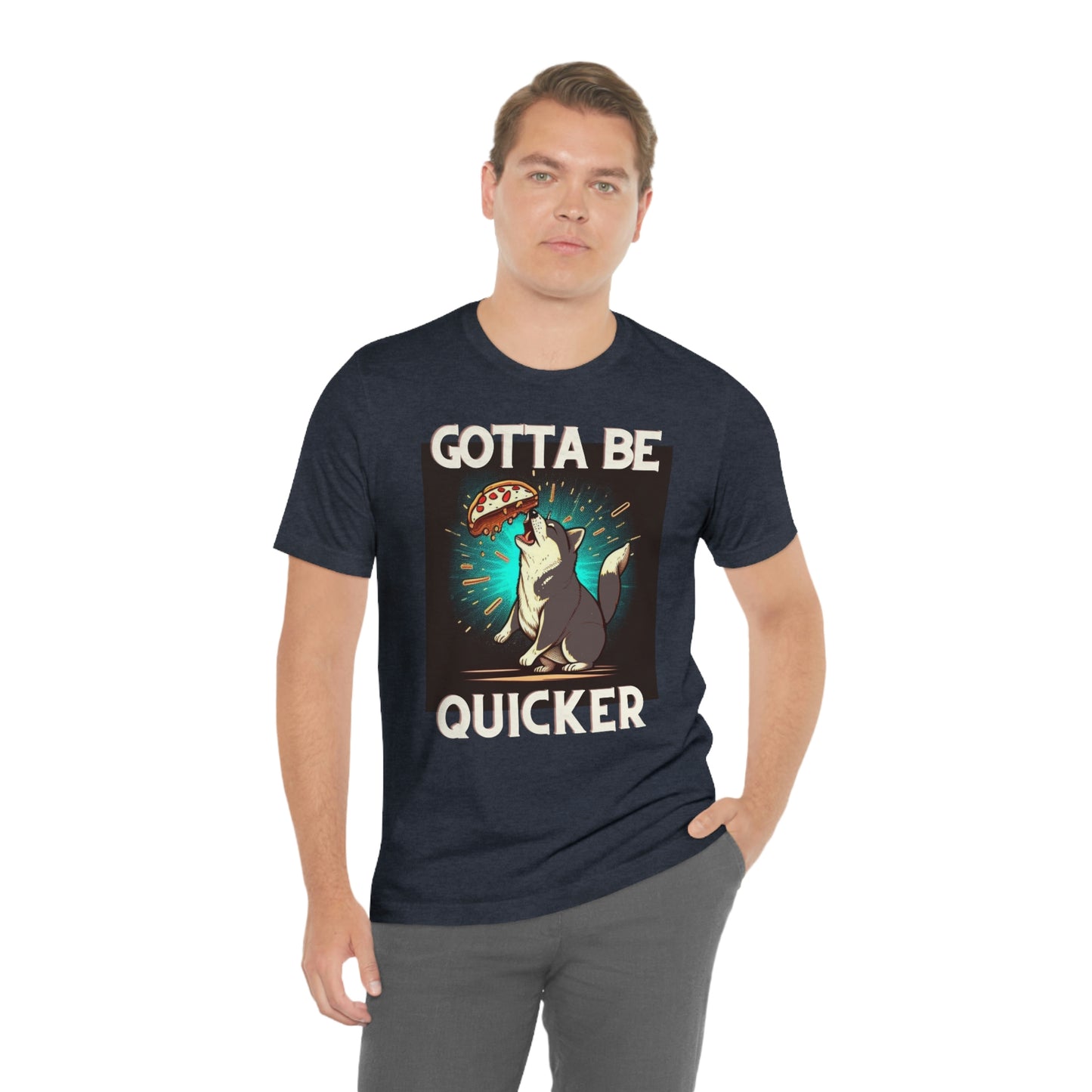 Gotta Be Quicker | Shiba Inu | Unisex Jersey Short Sleeve Tee