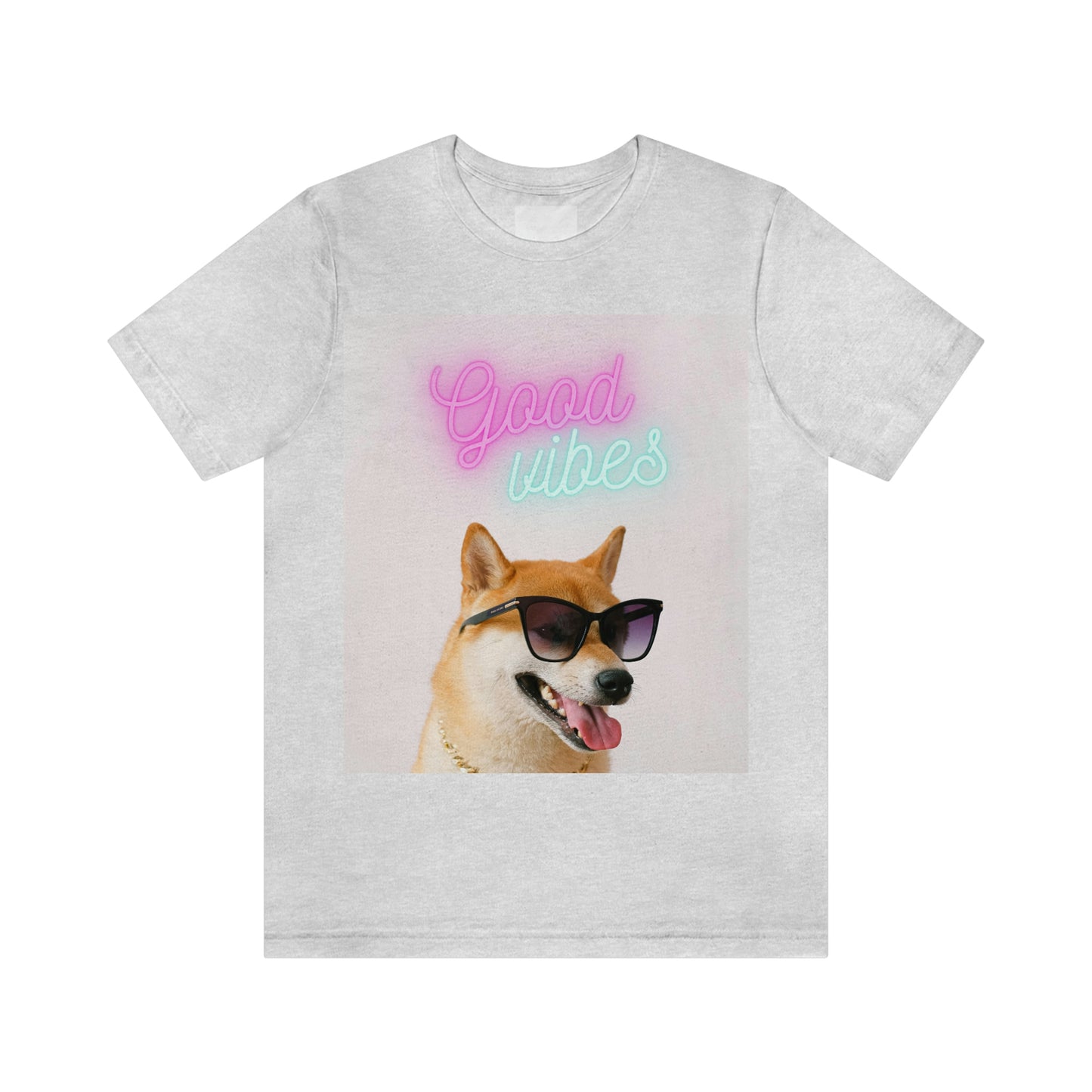 Good Vibes | Shiba Inu | Unisex Jersey Short Sleeve Tee