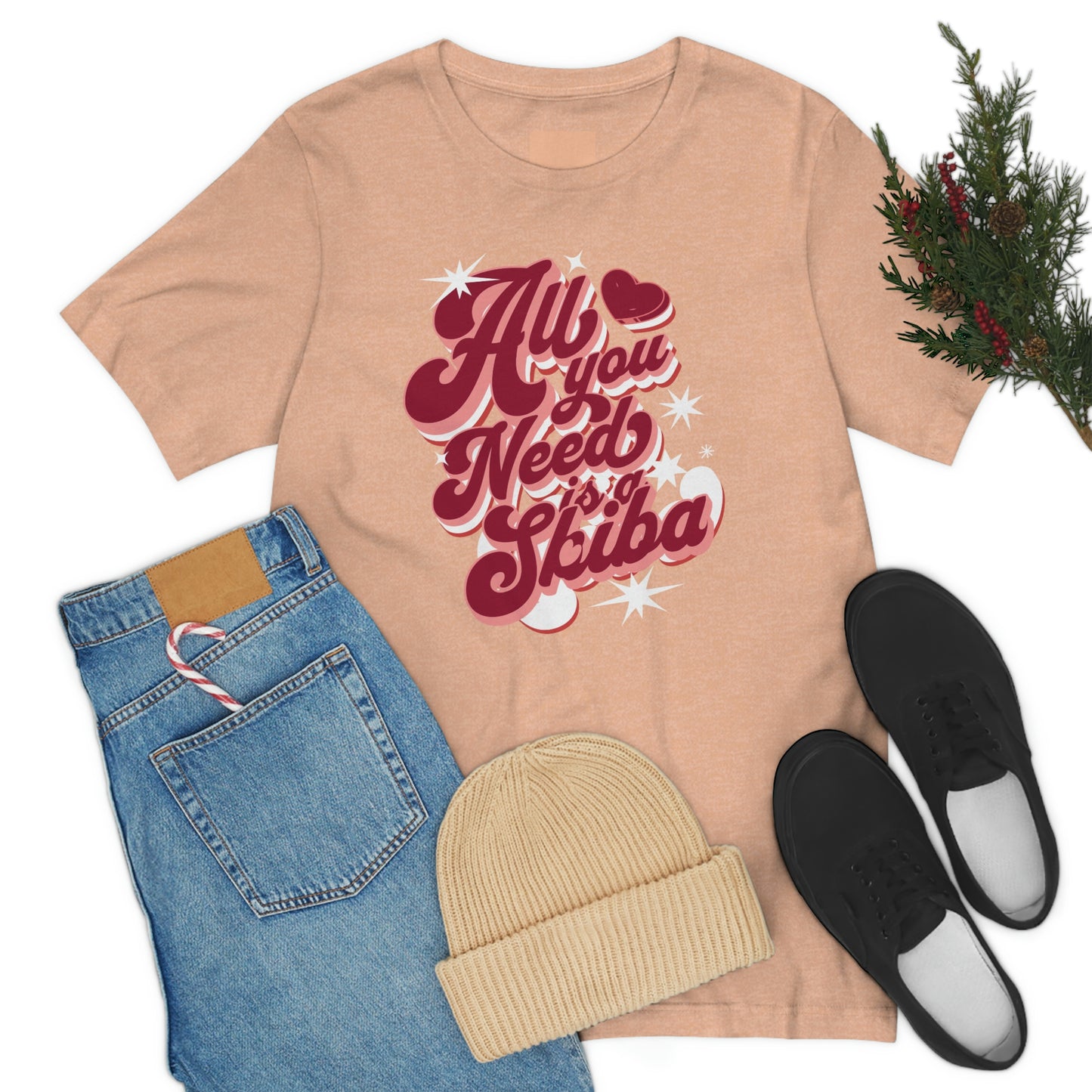 Comfy Shiba Love T-Shirt with "All You Need is a Shiba" Design - Perfect Gift for Shiba Lovers!