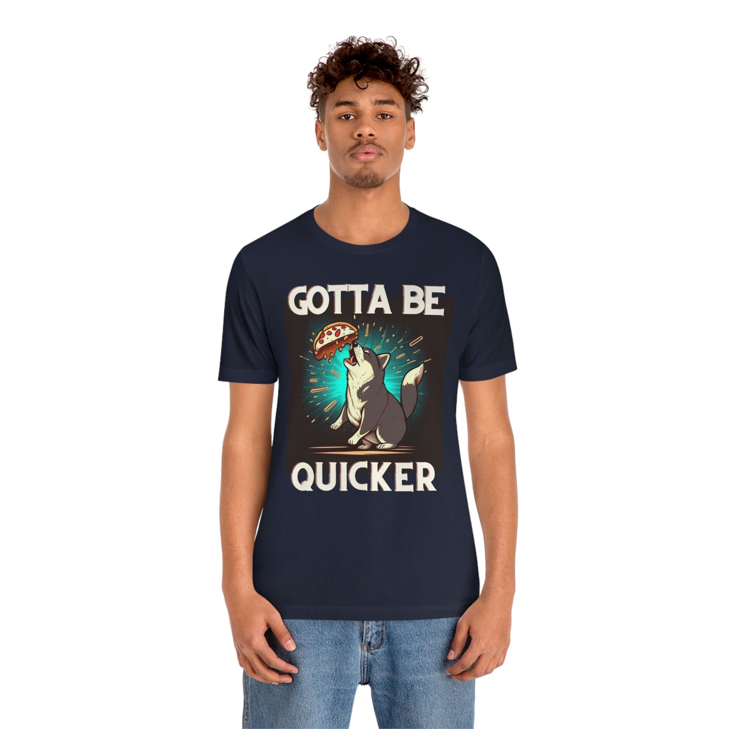 Gotta Be Quicker | Shiba Inu | Unisex Jersey Short Sleeve Tee