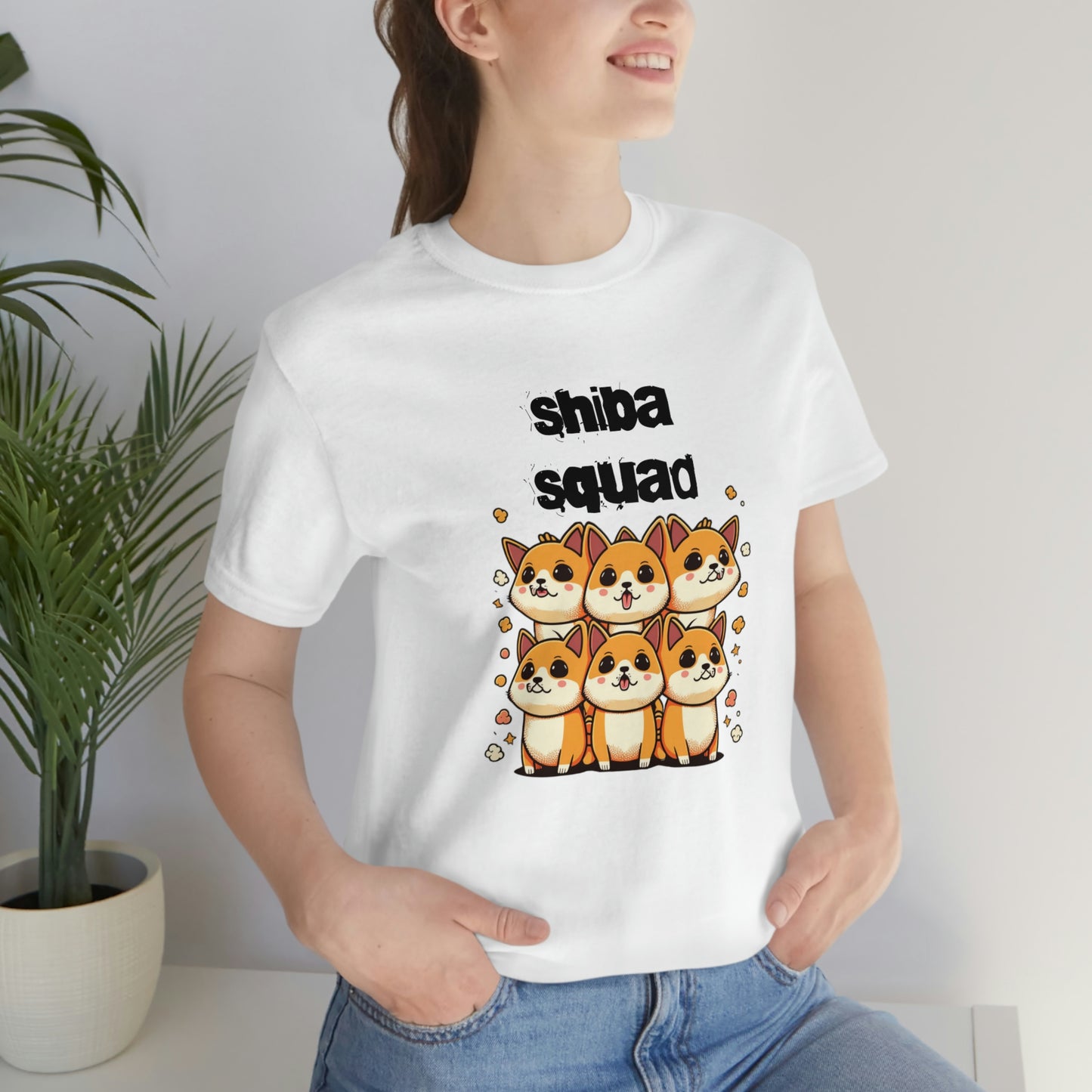 Shiba Squad Graphic Tee - Soft Cotton & Quality Print - Perfect for Shiba Inu Lovers