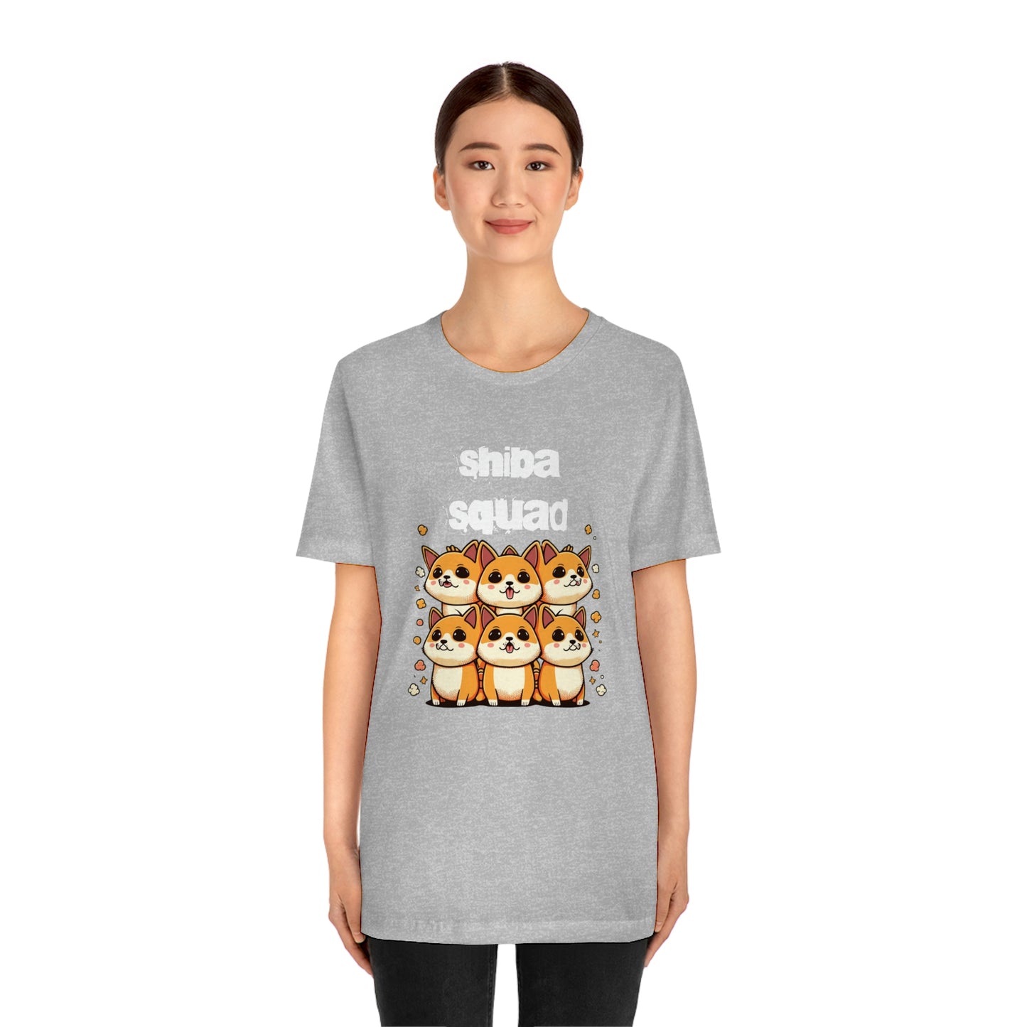 Shiba Squad Graphic Tee - Soft Cotton & Quality Print - Perfect for Shiba Inu Lovers