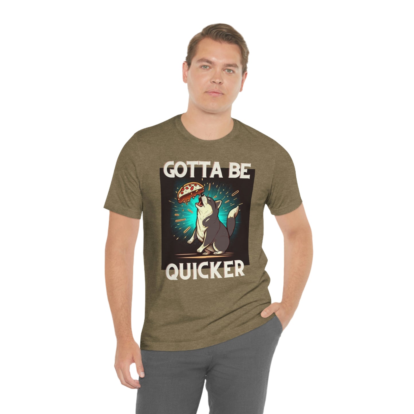 Gotta Be Quicker | Shiba Inu | Unisex Jersey Short Sleeve Tee