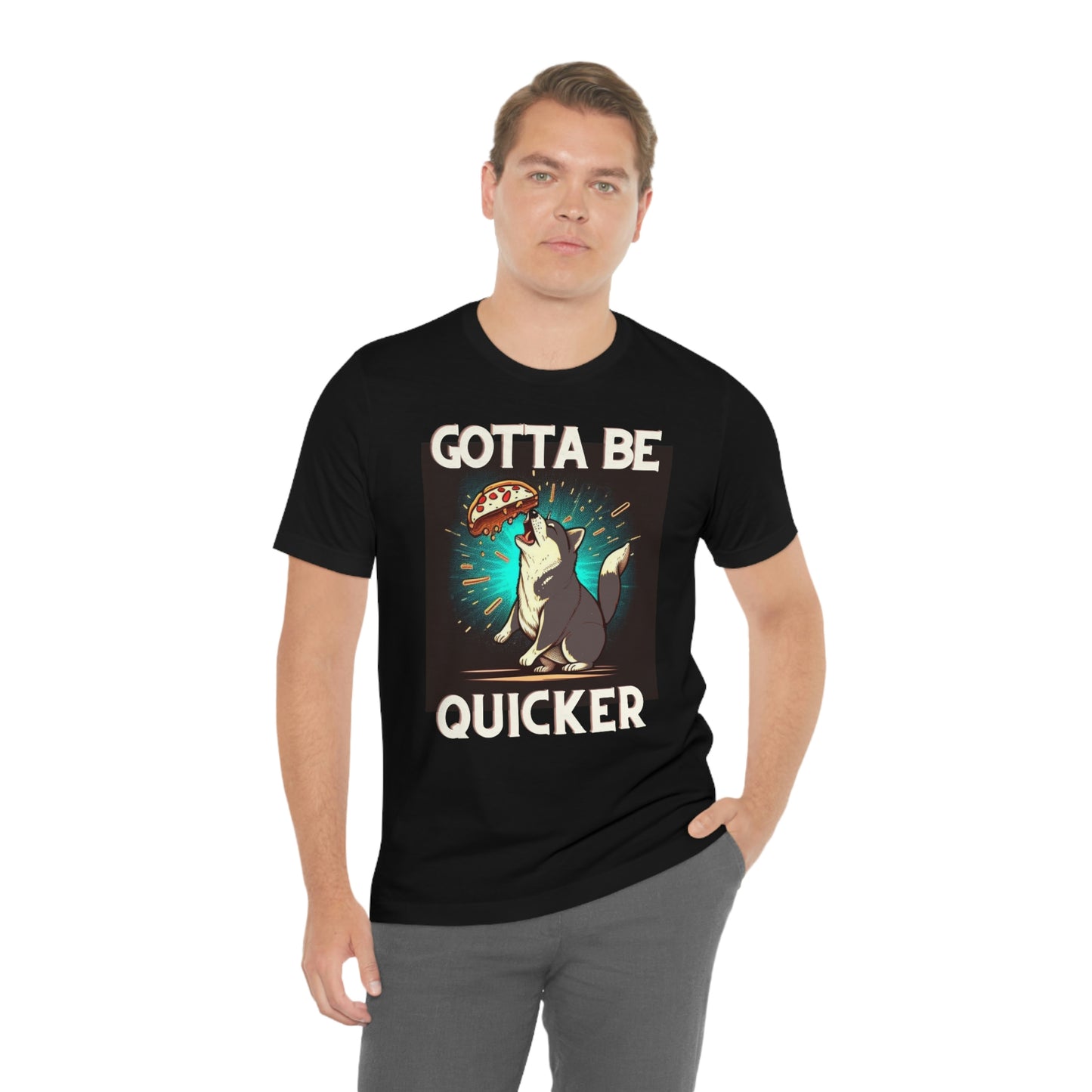 Gotta Be Quicker | Shiba Inu | Unisex Jersey Short Sleeve Tee