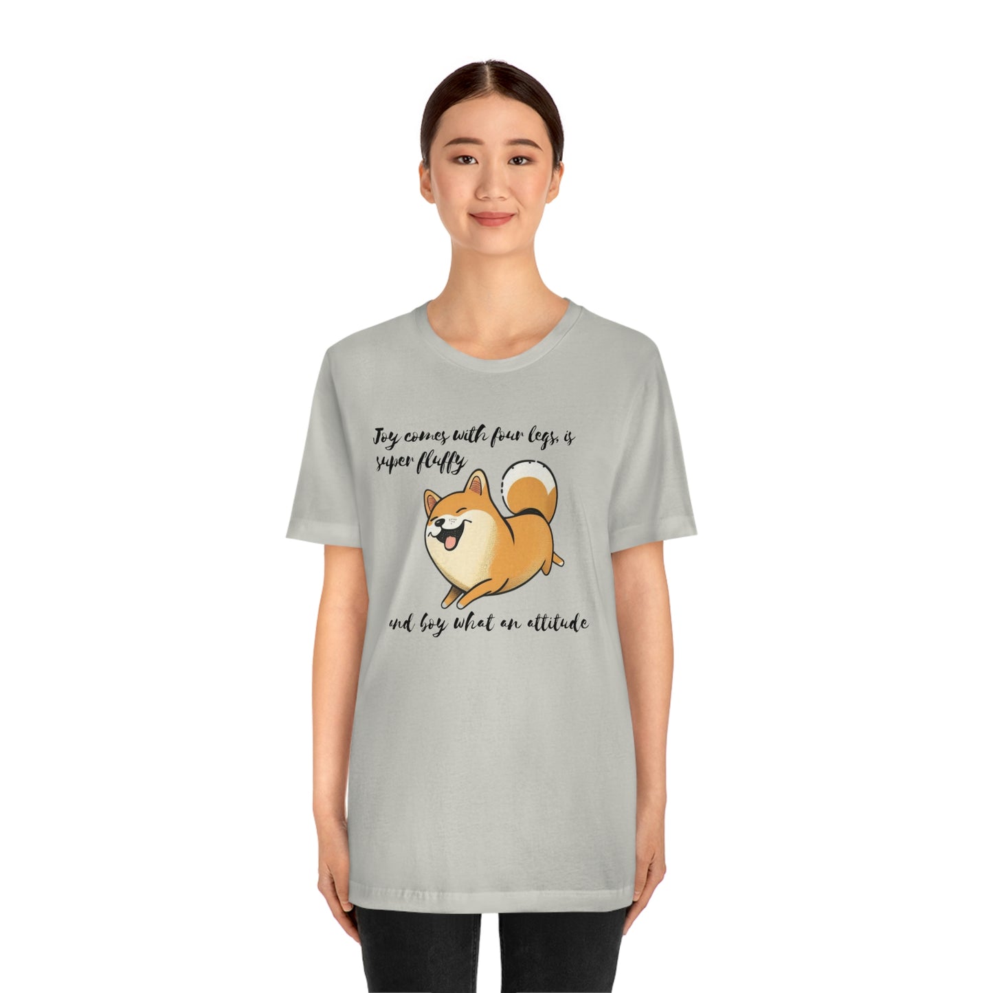 Boy, What an Attitude | Shiba Inu | Unisex Jersey Short Sleeve Tee