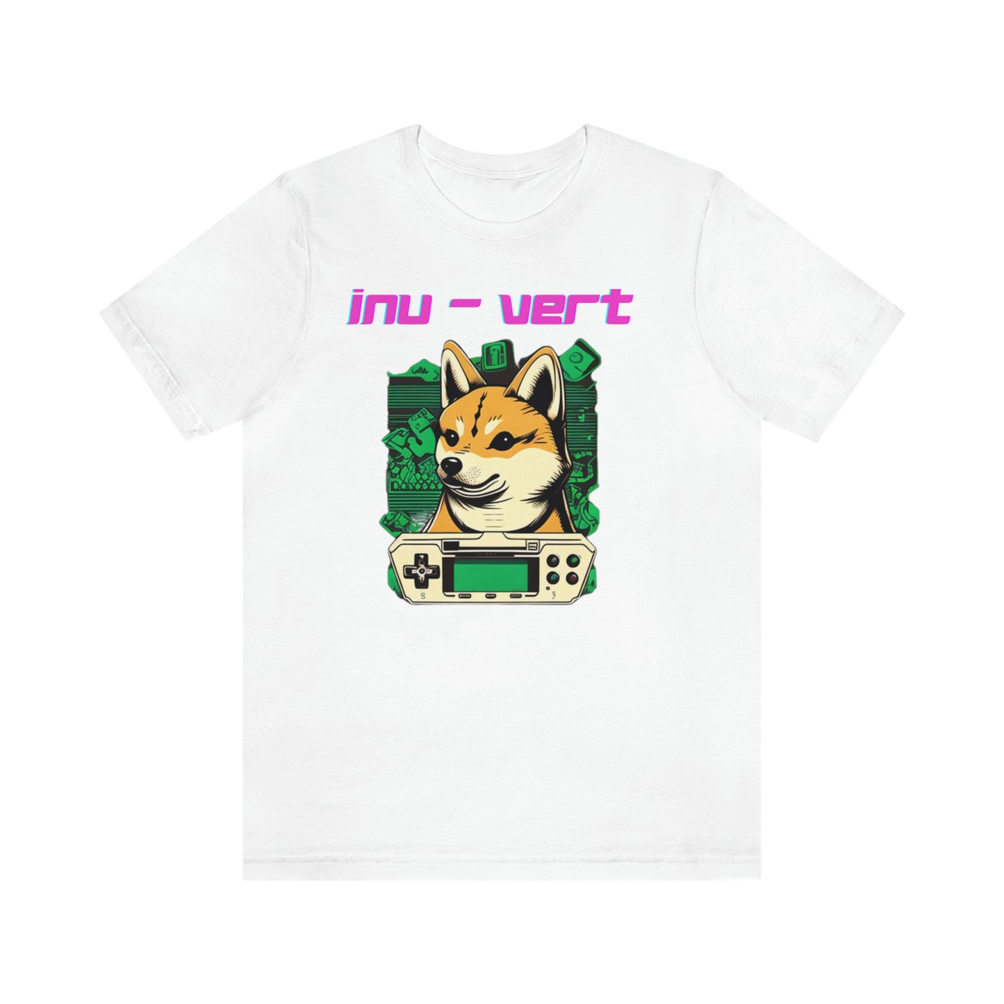 Inu - Vert Shiba Inu Funny Gamer Tshirt | Dog Owner Top