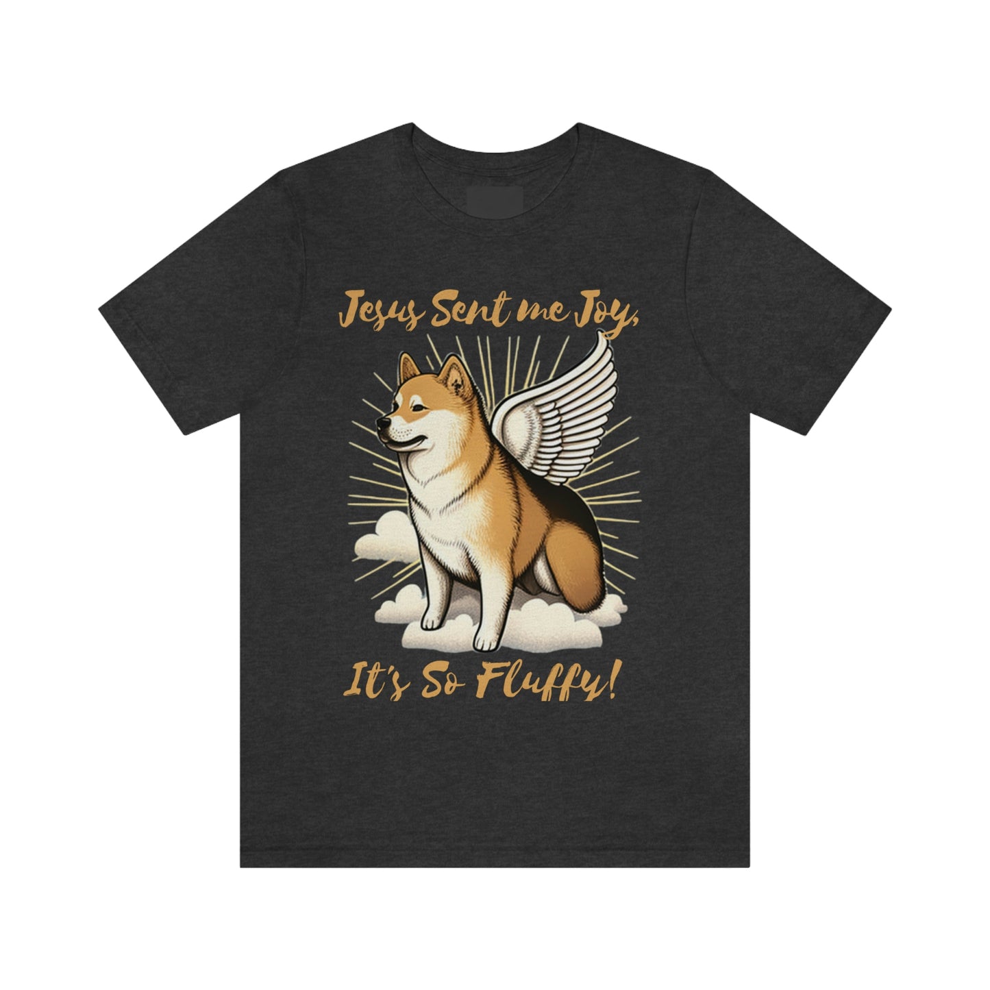 Jesus Sent me Joy | Shiba Inu | Unisex Jersey Short Sleeve Tee