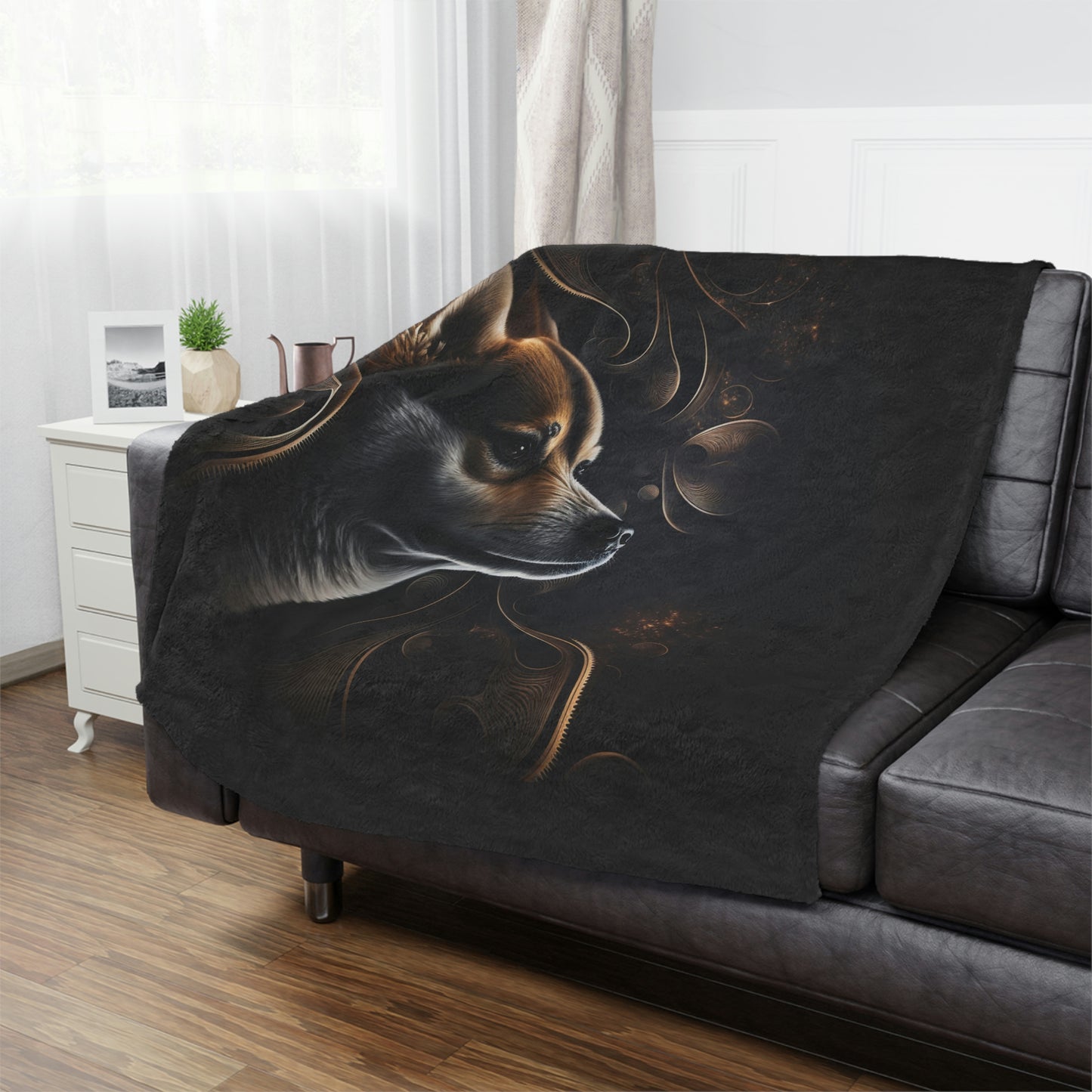 Mystical Minky Shiba Blanket