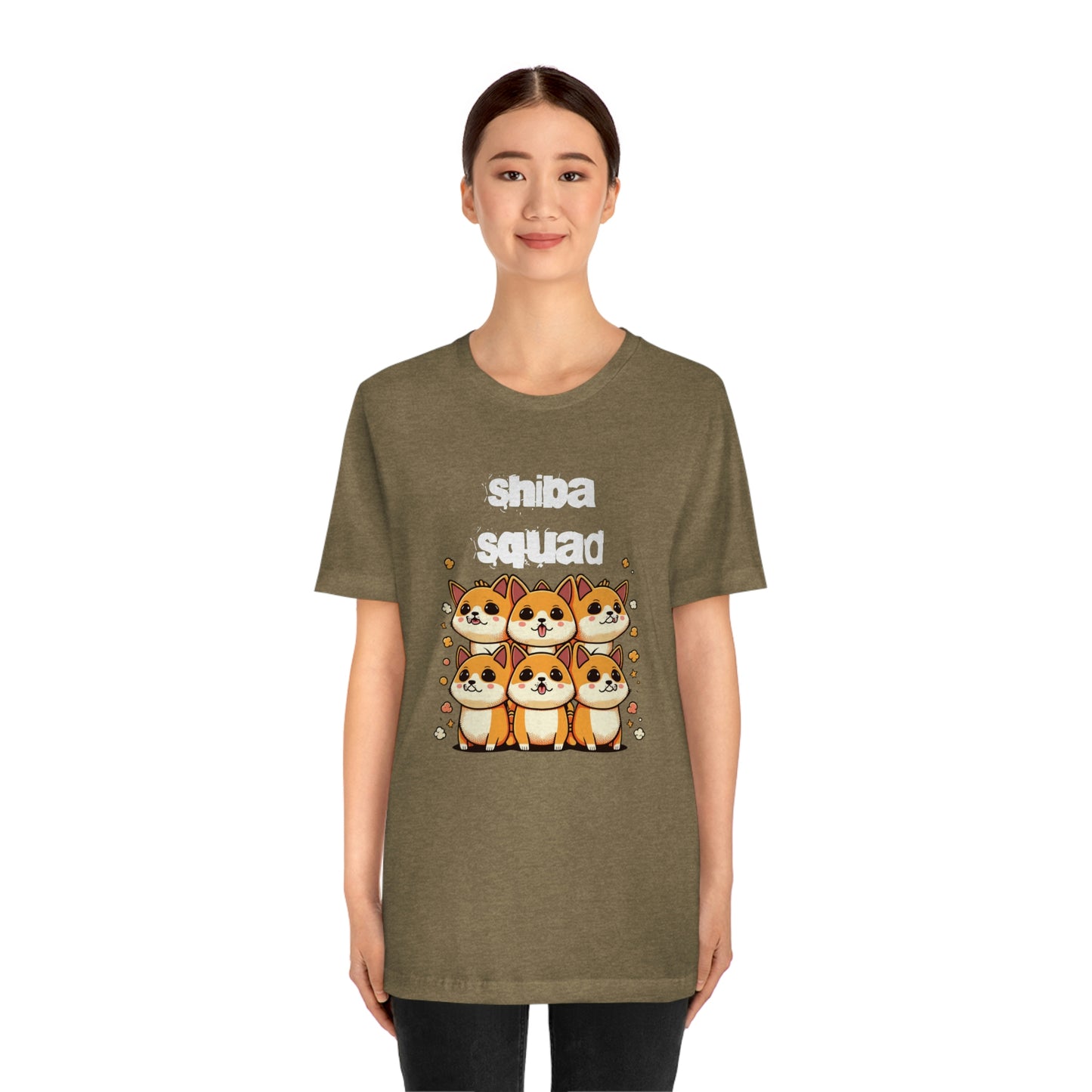 Shiba Squad Graphic Tee - Soft Cotton & Quality Print - Perfect for Shiba Inu Lovers