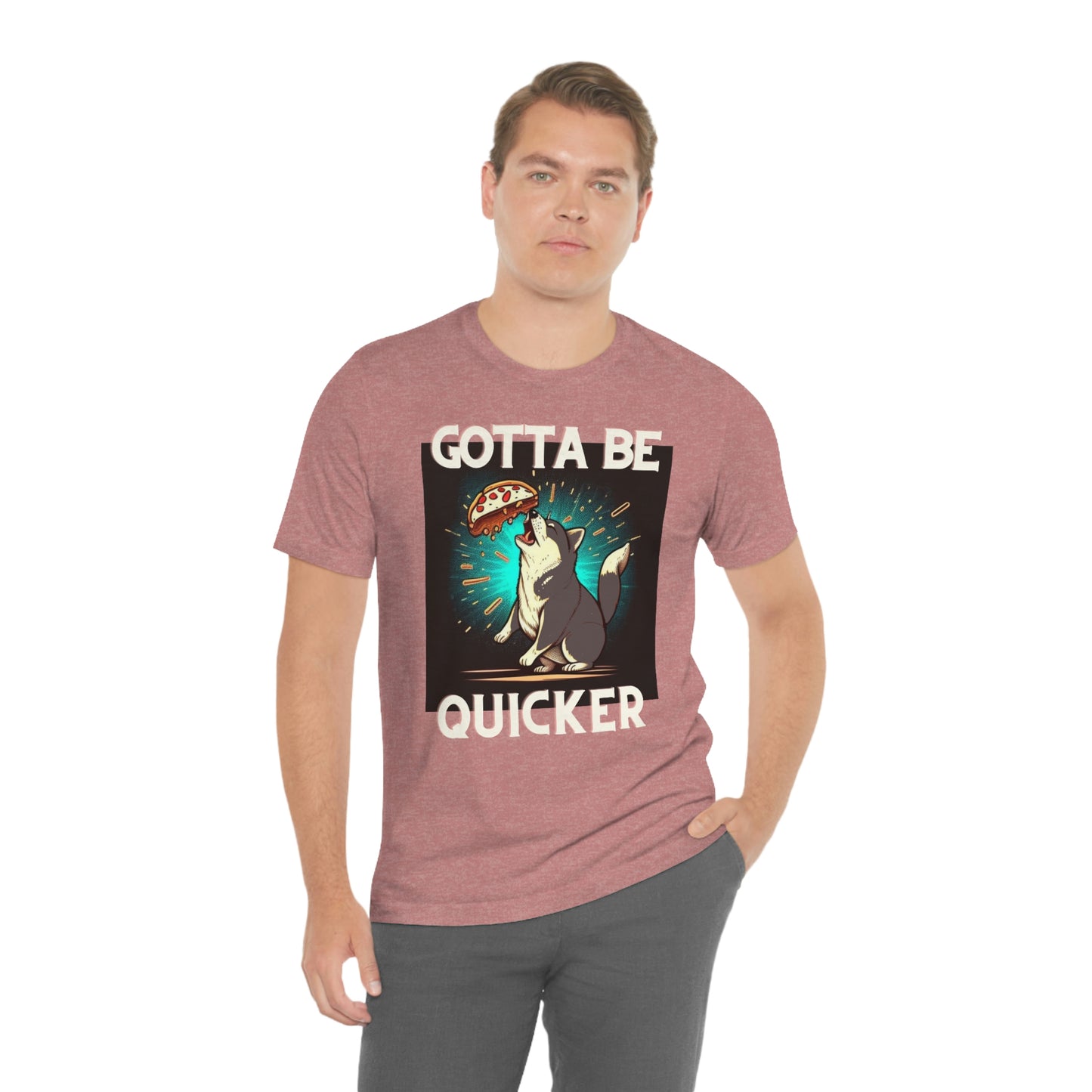 Gotta Be Quicker | Shiba Inu | Unisex Jersey Short Sleeve Tee