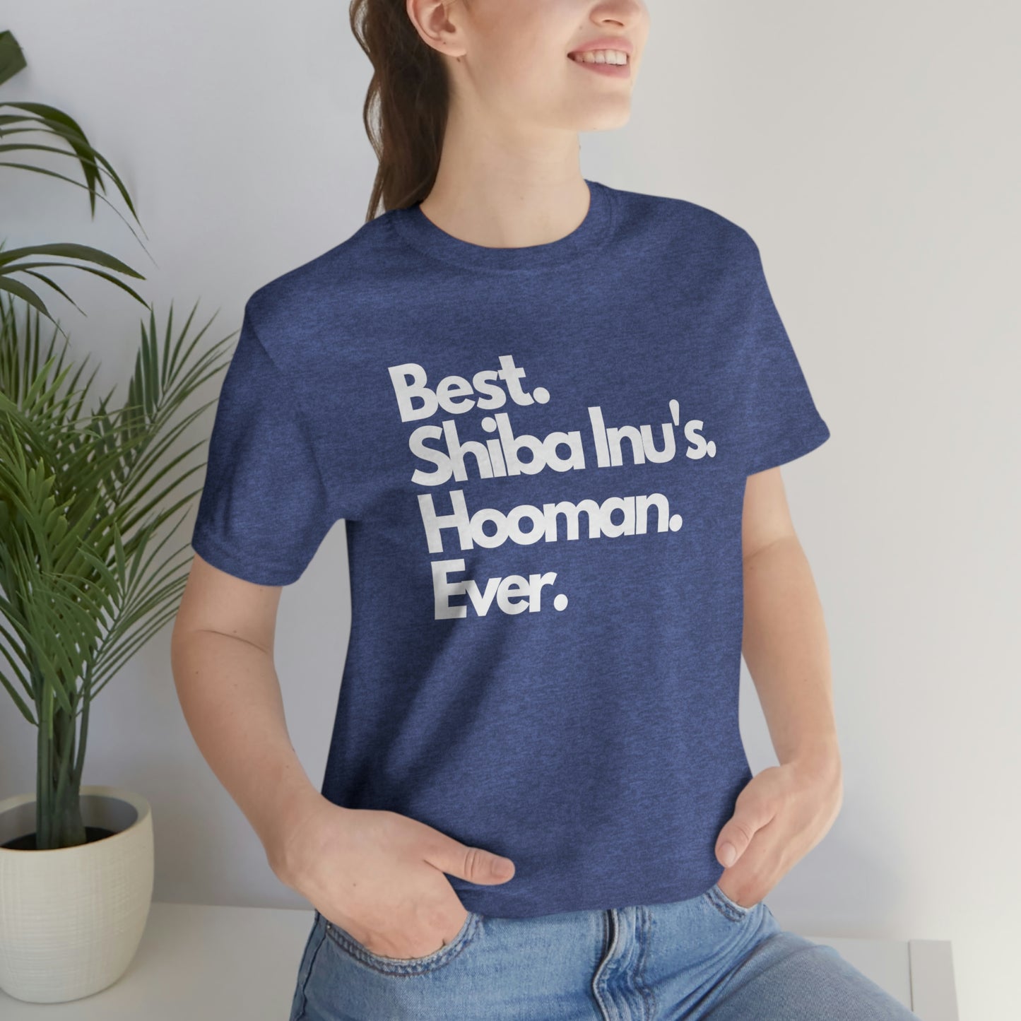 Best Shiba Inu's Hooman Ever Tshirt | High Quality Shiba Inu Print | Great Gift for Shiba Mom or Shiba Dad | Best Shiba Inu Shirt Ever