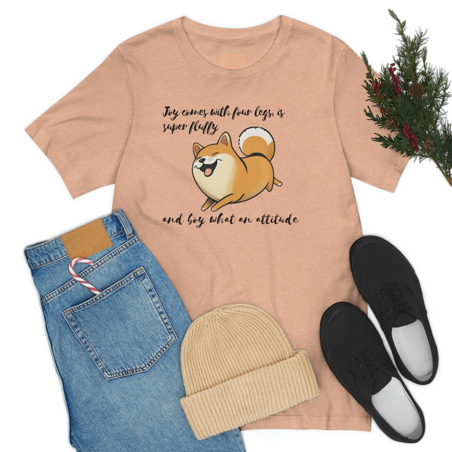 Boy, What an Attitude | Shiba Inu | Unisex Jersey Short Sleeve Tee