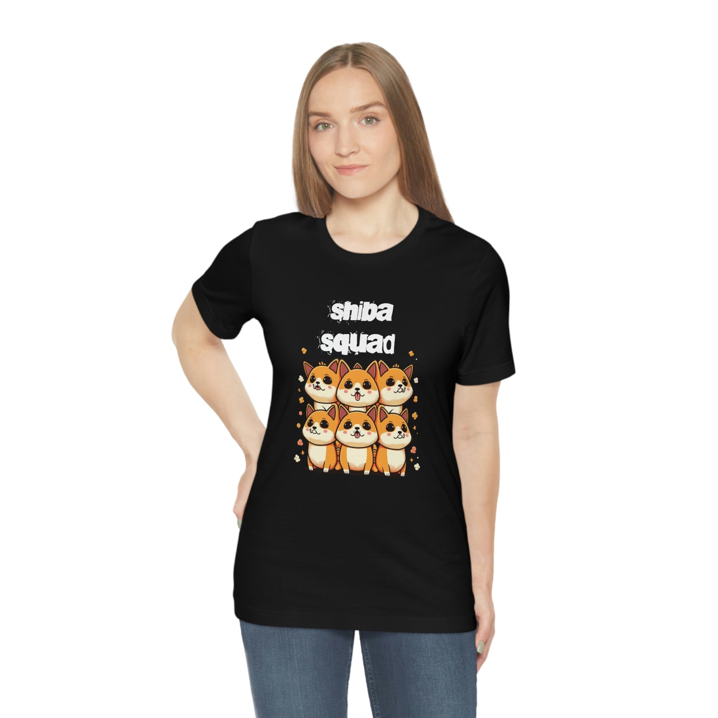 Shiba Squad Graphic Tee - Soft Cotton & Quality Print - Perfect for Shiba Inu Lovers