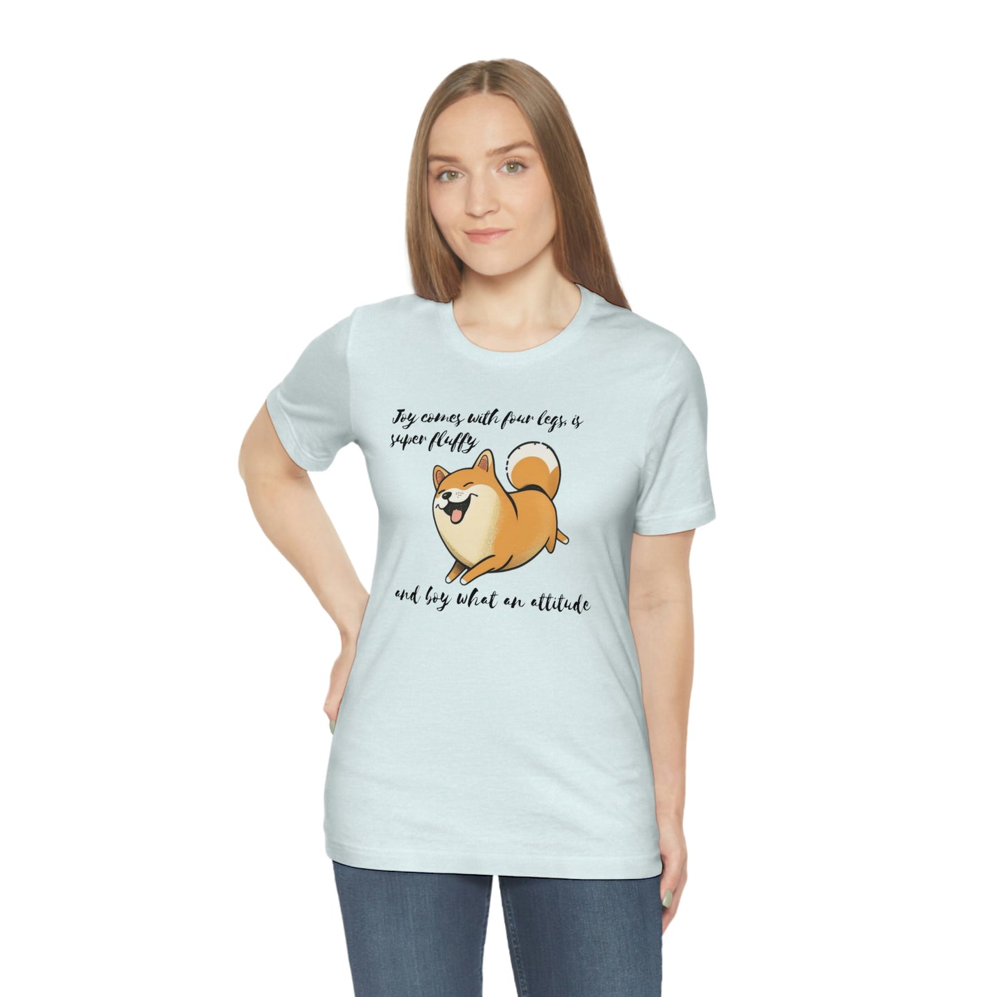 Boy, What an Attitude | Shiba Inu | Unisex Jersey Short Sleeve Tee