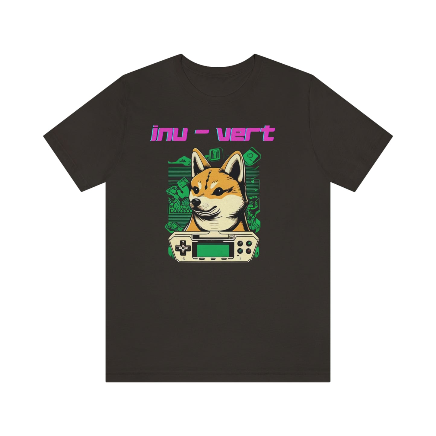 Inu - Vert Shiba Inu Funny Gamer Tshirt | Dog Owner Top