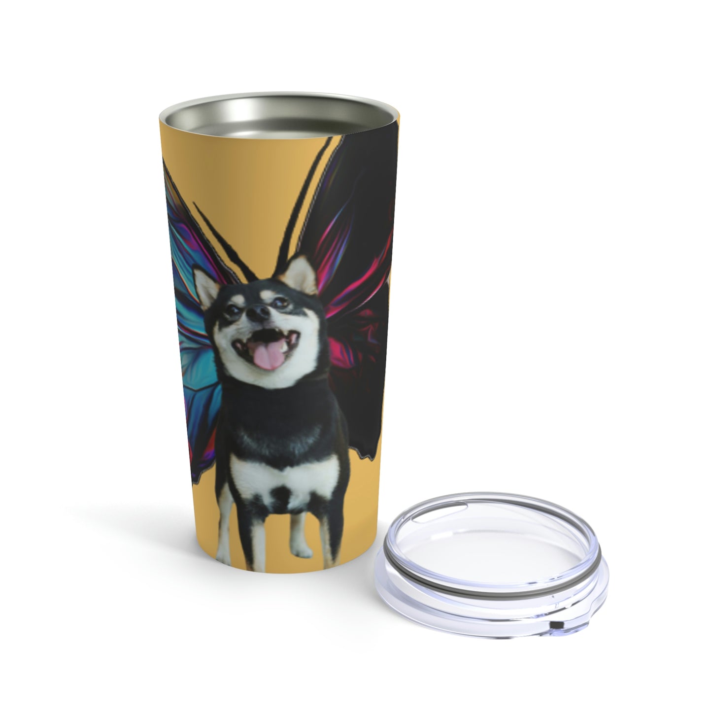 Butterfly Wing Shiba Inu Insulated Tumbler 20oz