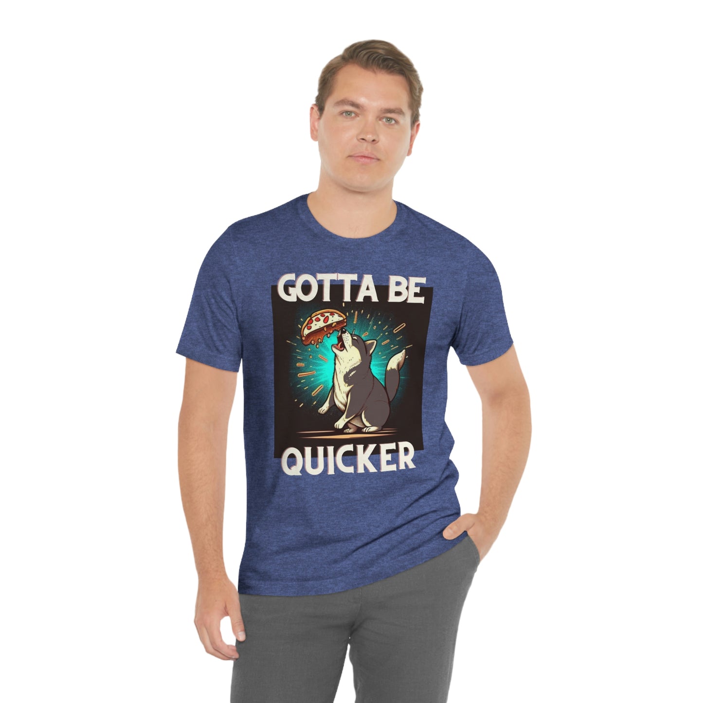 Gotta Be Quicker | Shiba Inu | Unisex Jersey Short Sleeve Tee