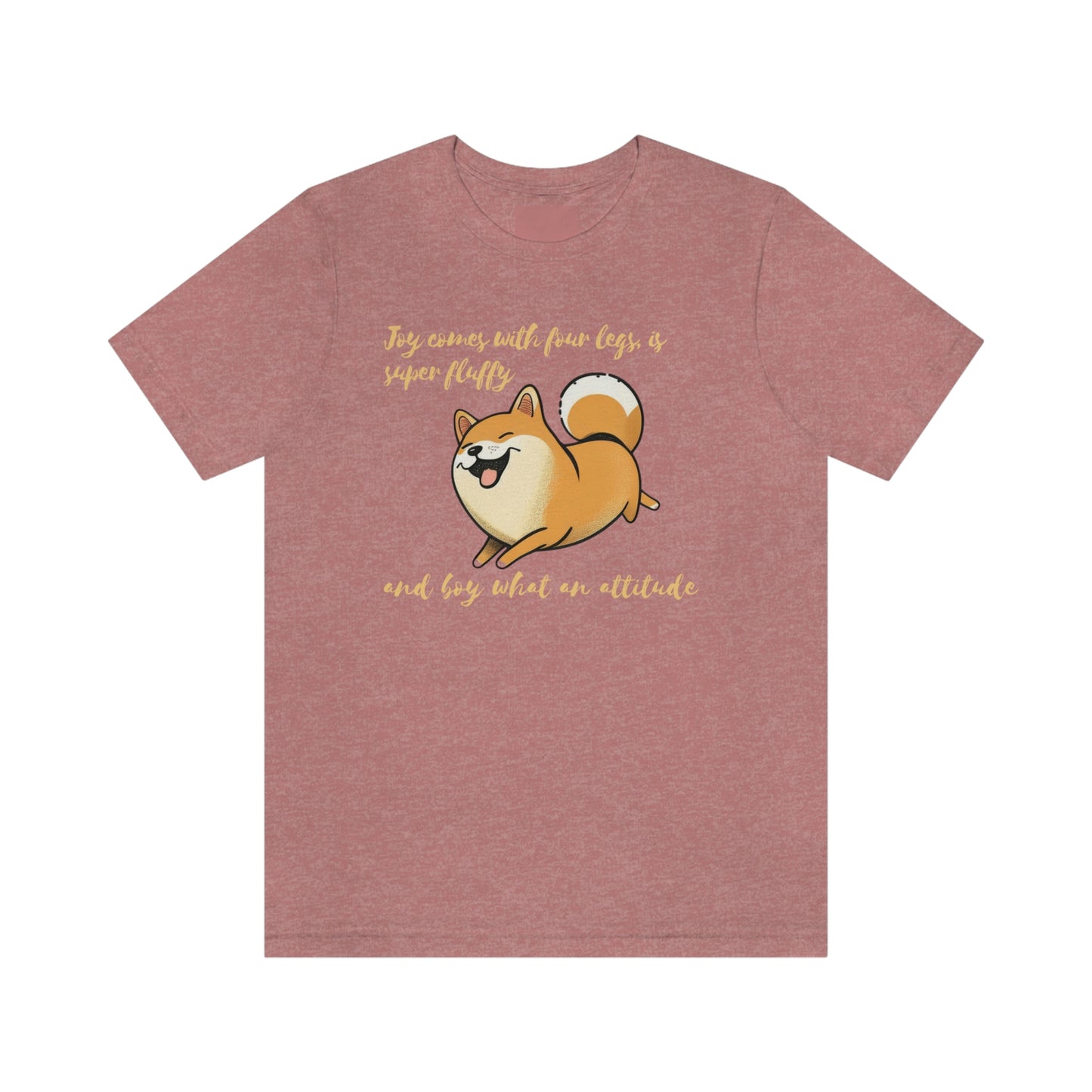 Boy, What an Attitude | Shiba Inu | Unisex Jersey Short Sleeve Tee