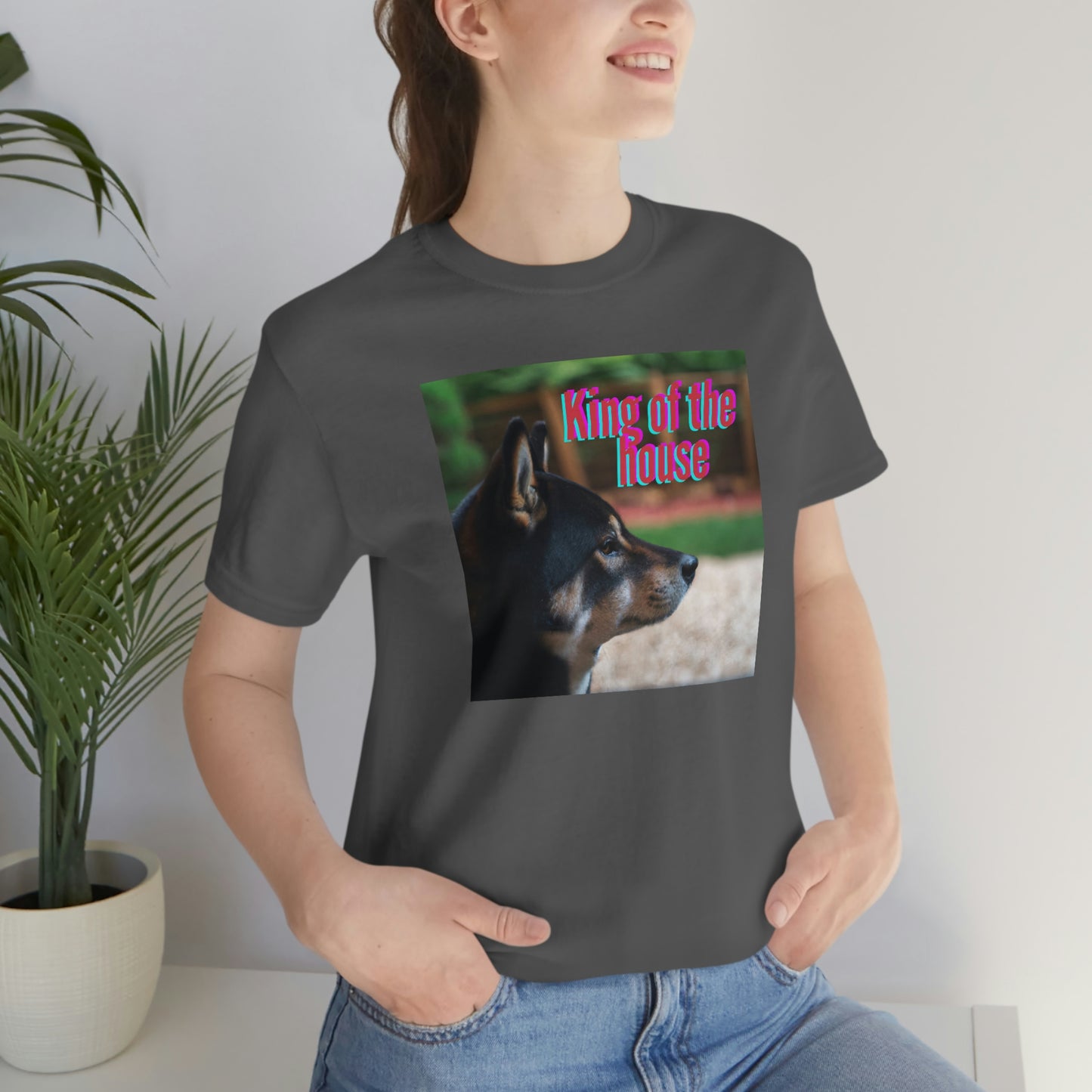 King of the House | Shiba Inu | Unisex Jersey Short Sleeve Tee