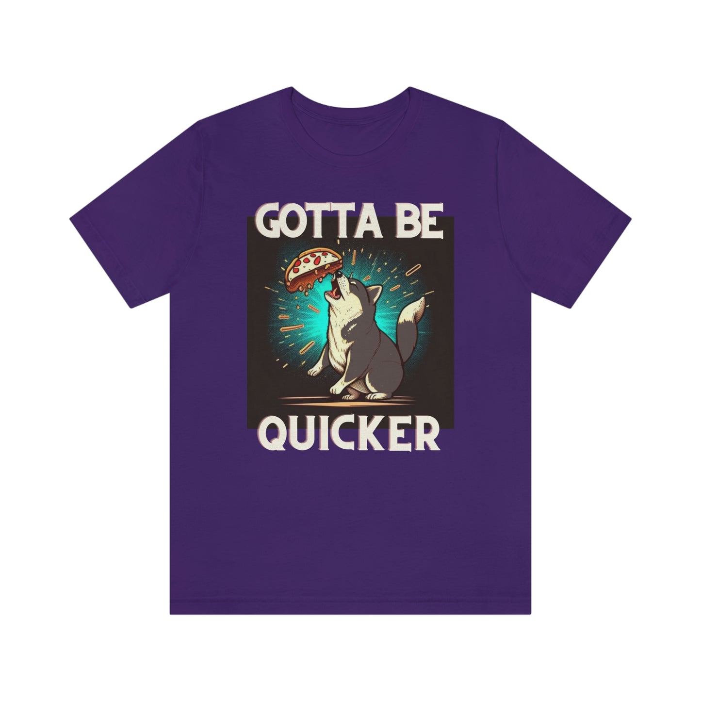 Gotta Be Quicker | Shiba Inu | Unisex Jersey Short Sleeve Tee