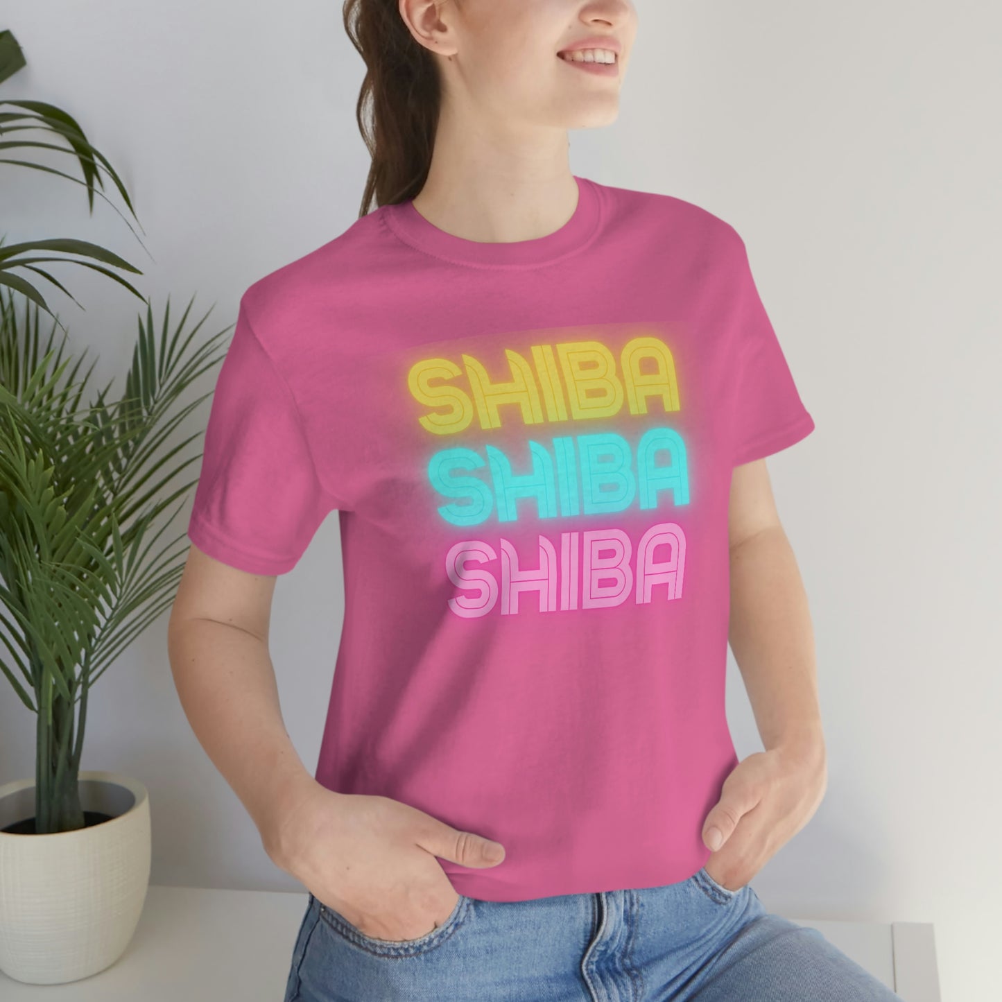 Neon Shiba | Unisex T-shirt