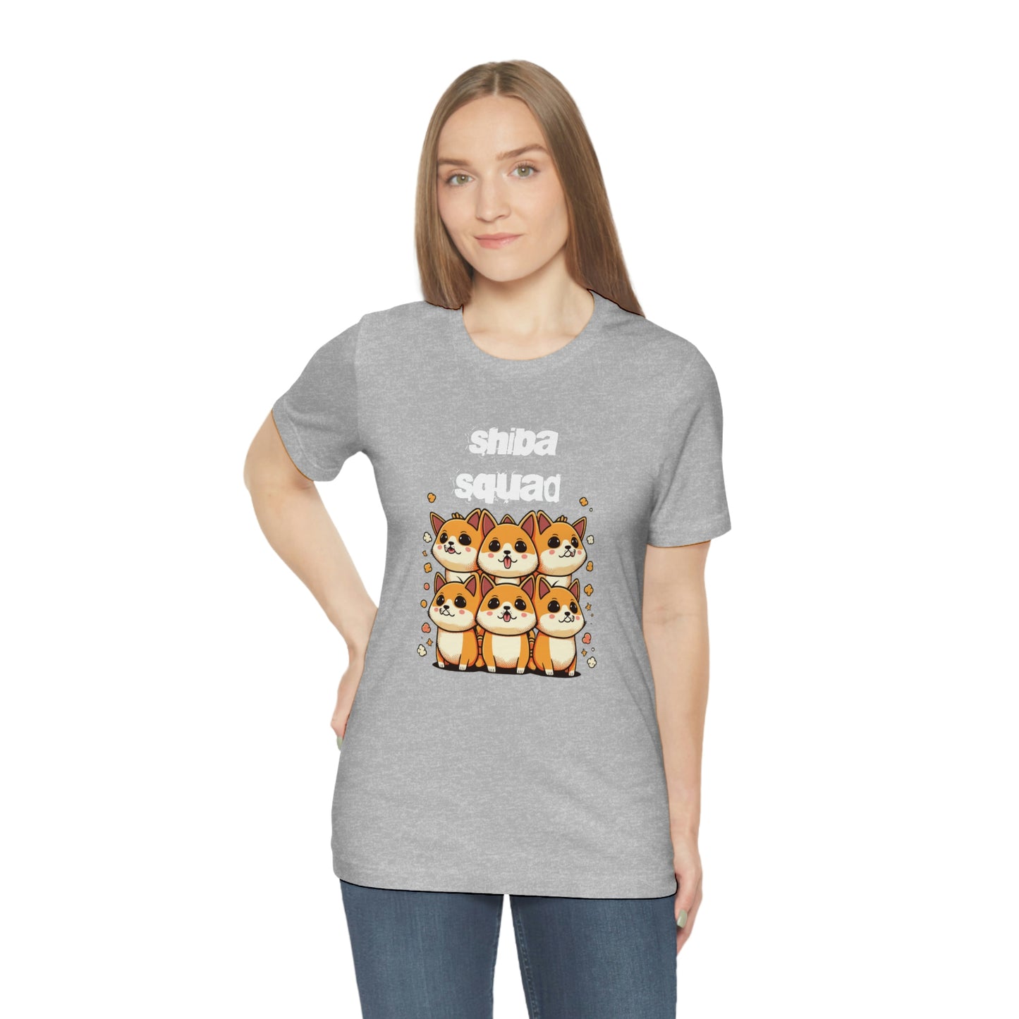 Shiba Squad Graphic Tee - Soft Cotton & Quality Print - Perfect for Shiba Inu Lovers