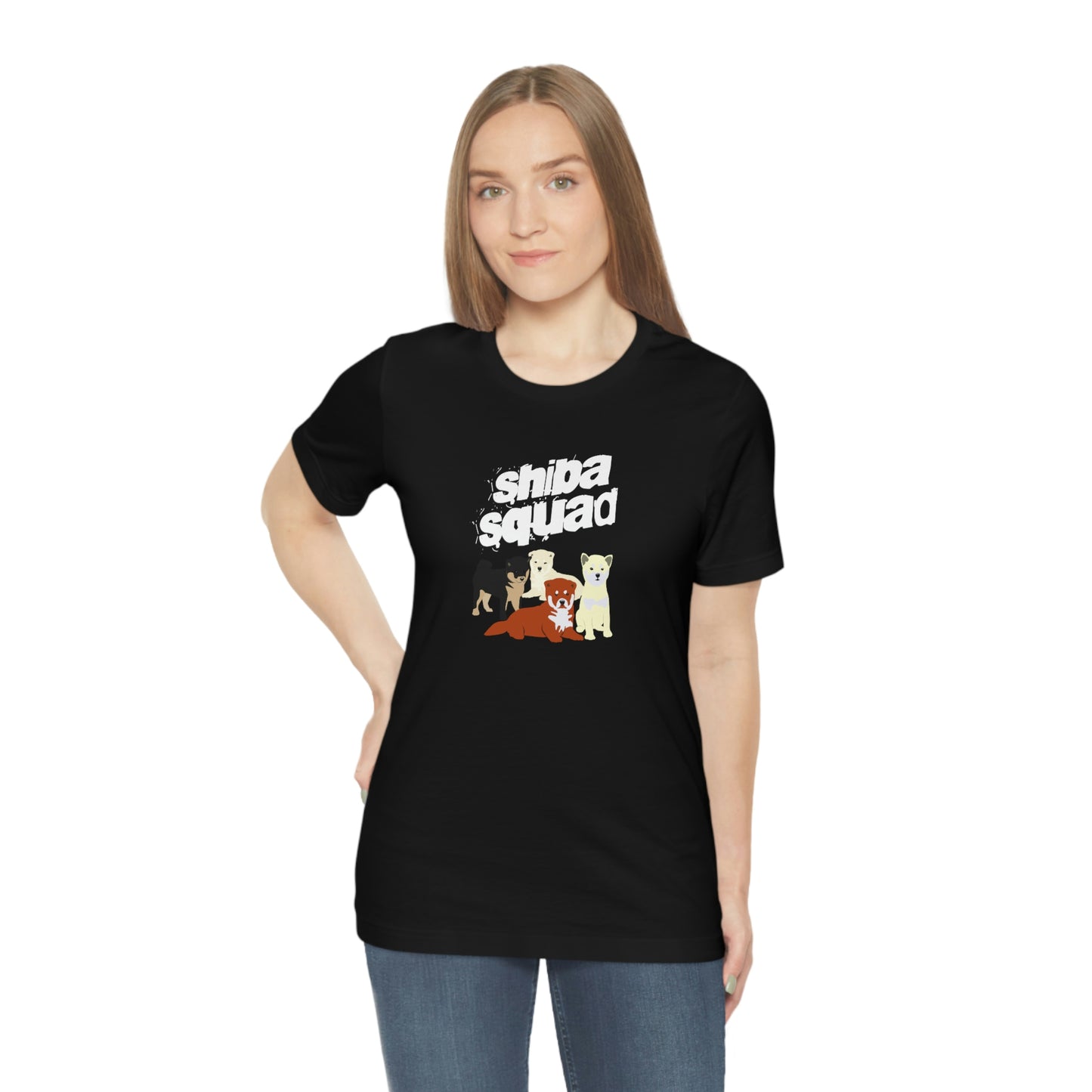 Unleash Your Inner Shiba Squad with Our Adorable T-Shirt Featuring 3 Cute Shiba Inus!