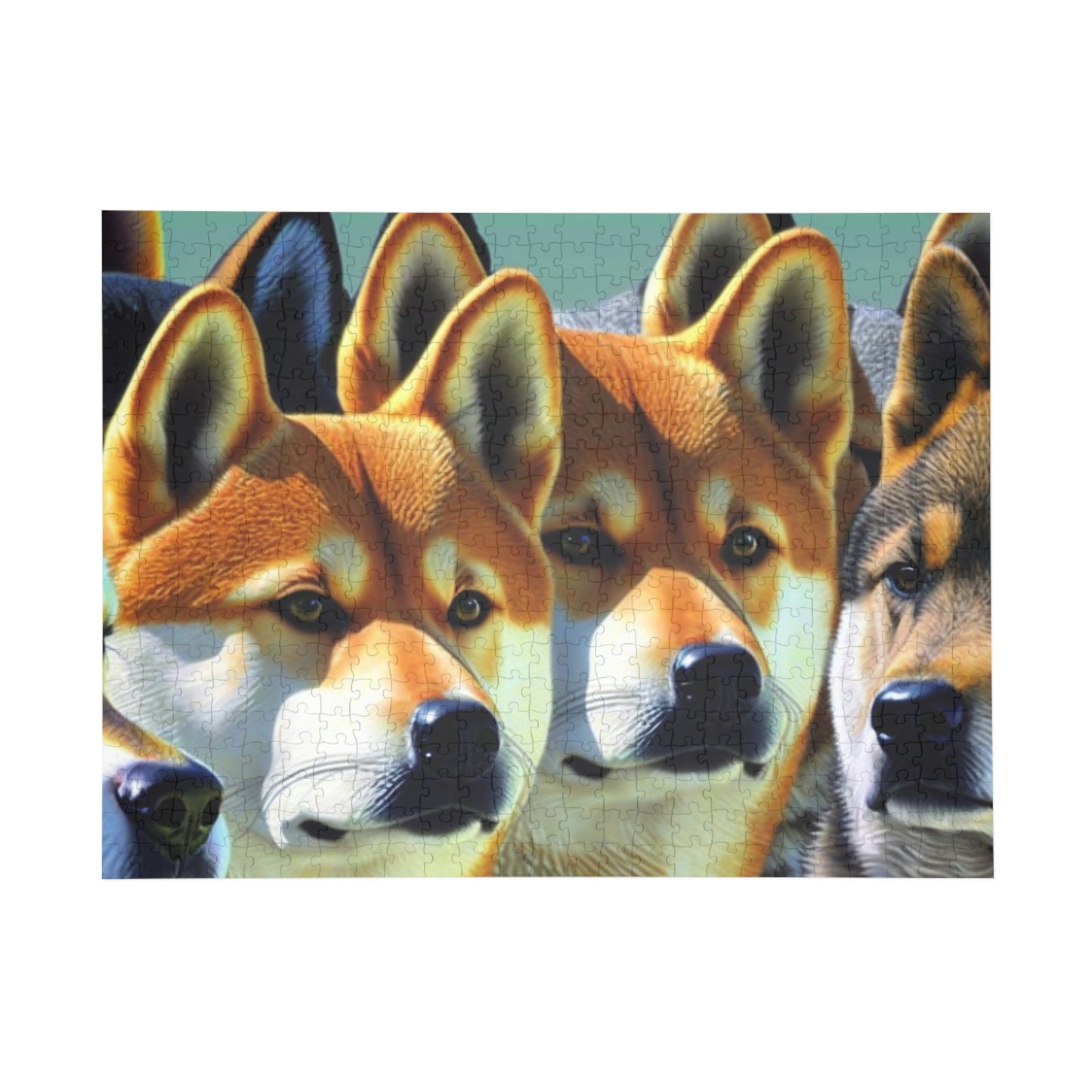 1000 Piece Shiba Inu Puzzle - Great Gift Idea - Any Dog or Shiba Lover Will Love This - High Quality Art Print