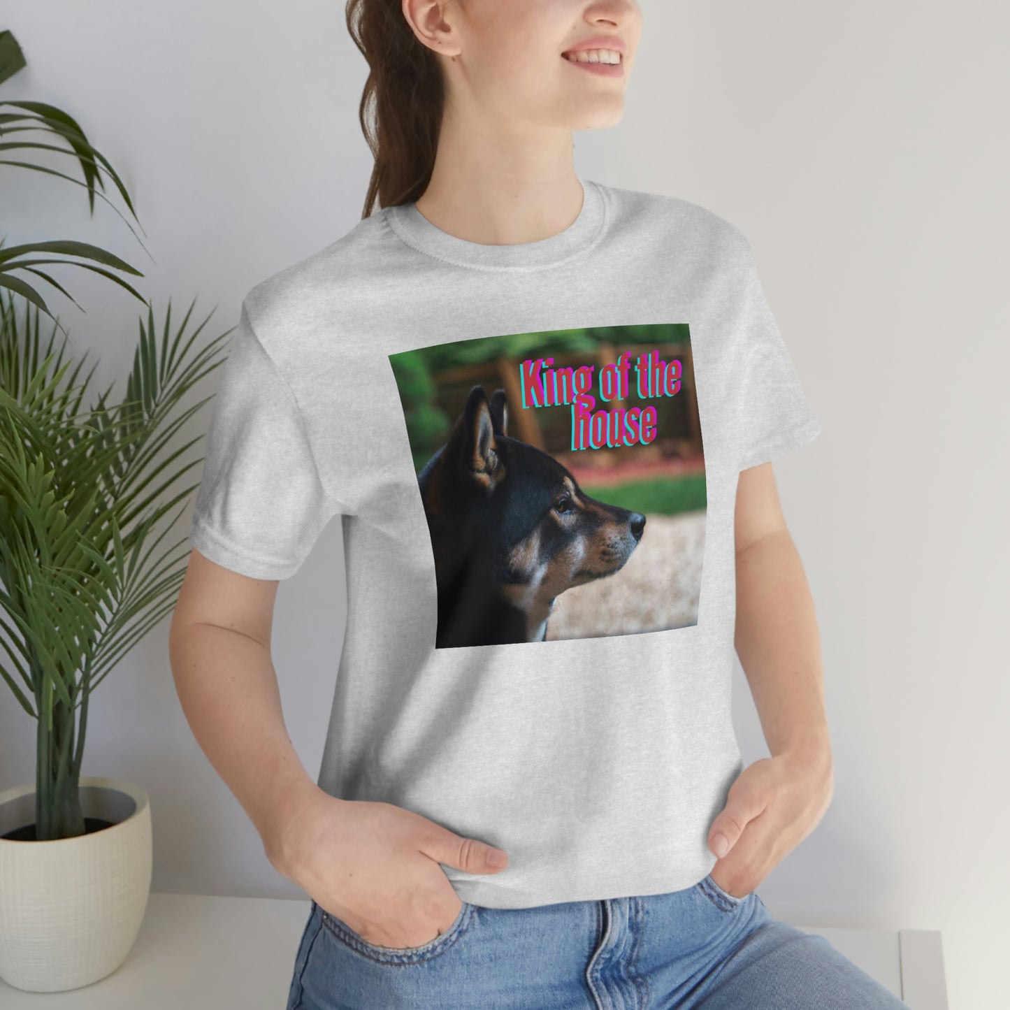 King of the House | Shiba Inu | Unisex Jersey Short Sleeve Tee