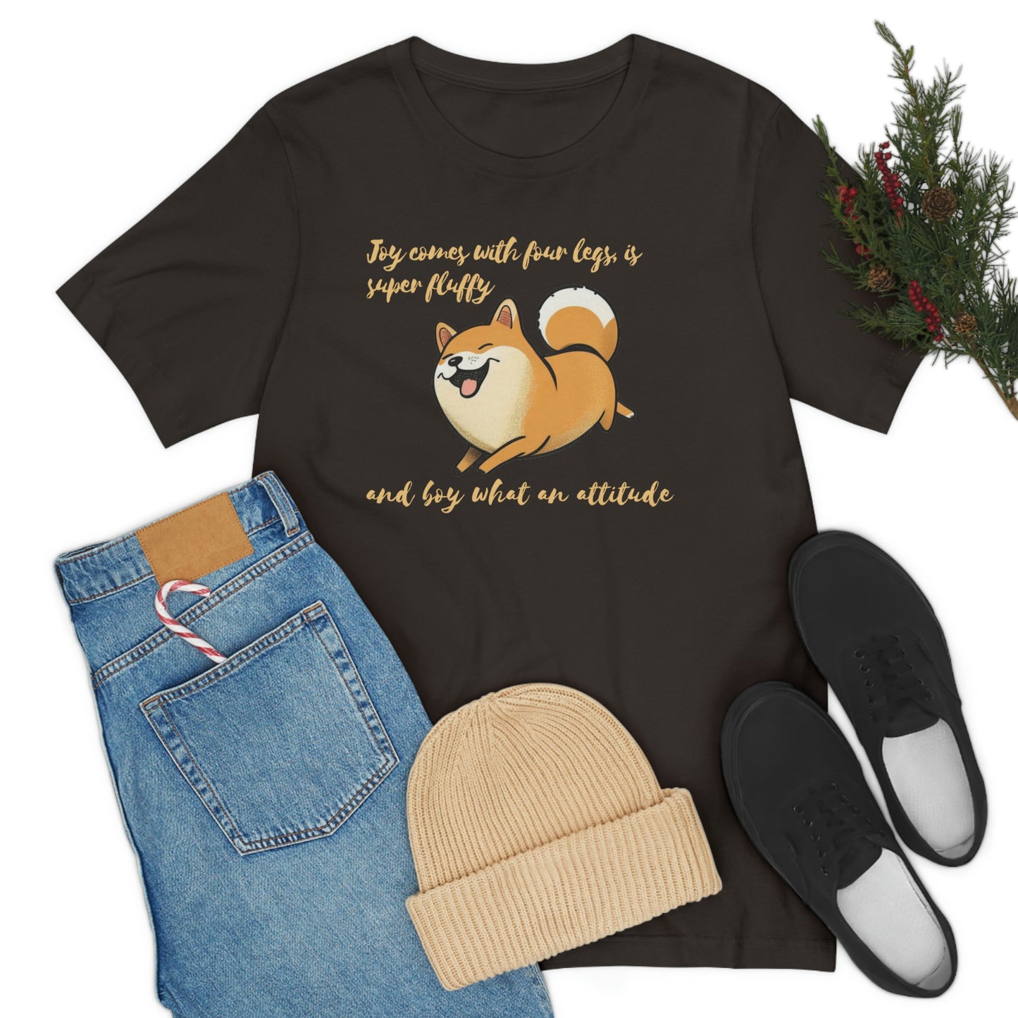 Boy, What an Attitude | Shiba Inu | Unisex Jersey Short Sleeve Tee