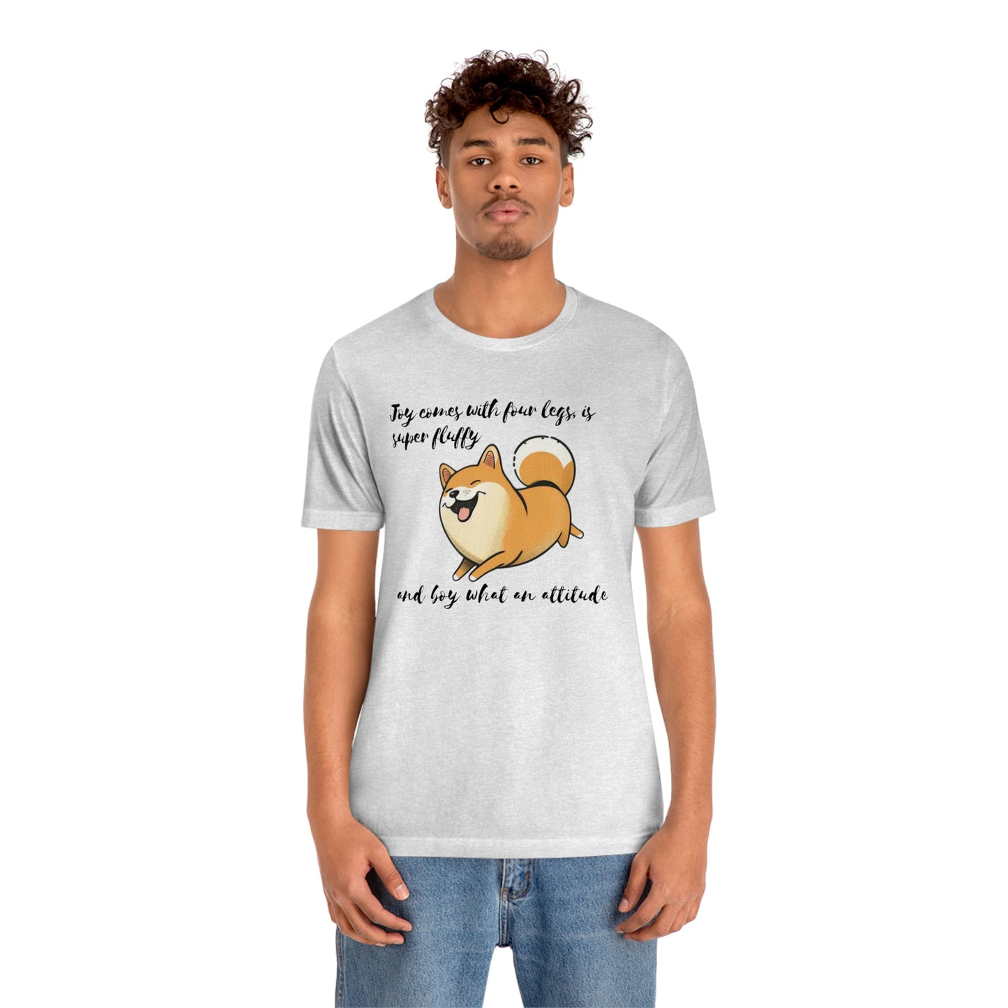 Boy, What an Attitude | Shiba Inu | Unisex Jersey Short Sleeve Tee