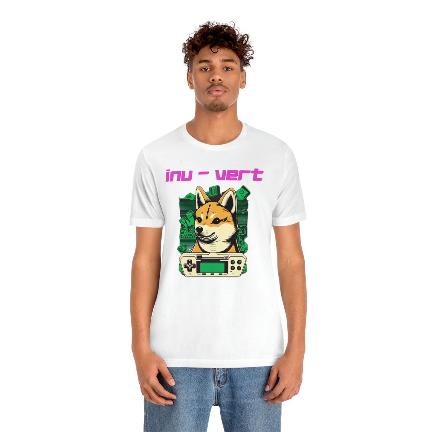 Inu - Vert Shiba Inu Funny Gamer Tshirt | Dog Owner Top