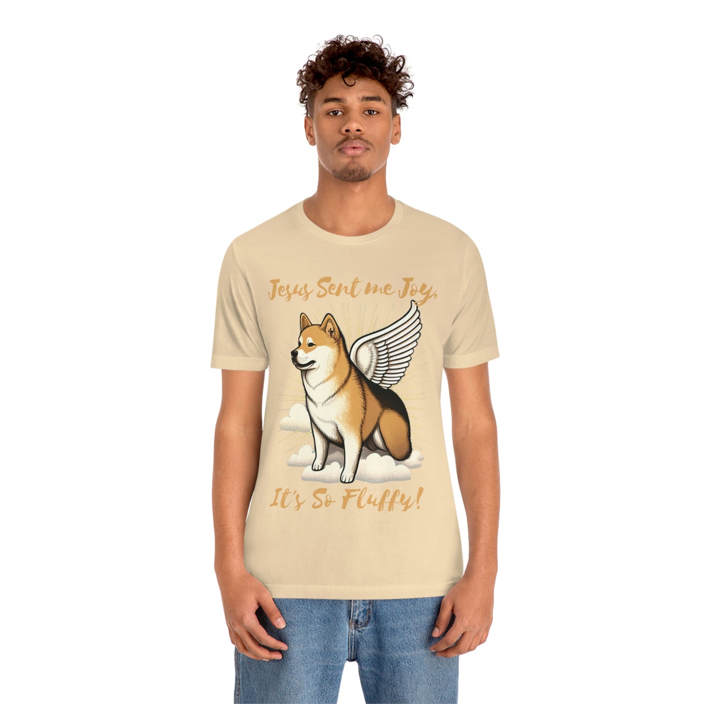 Jesus Sent me Joy | Shiba Inu | Unisex Jersey Short Sleeve Tee