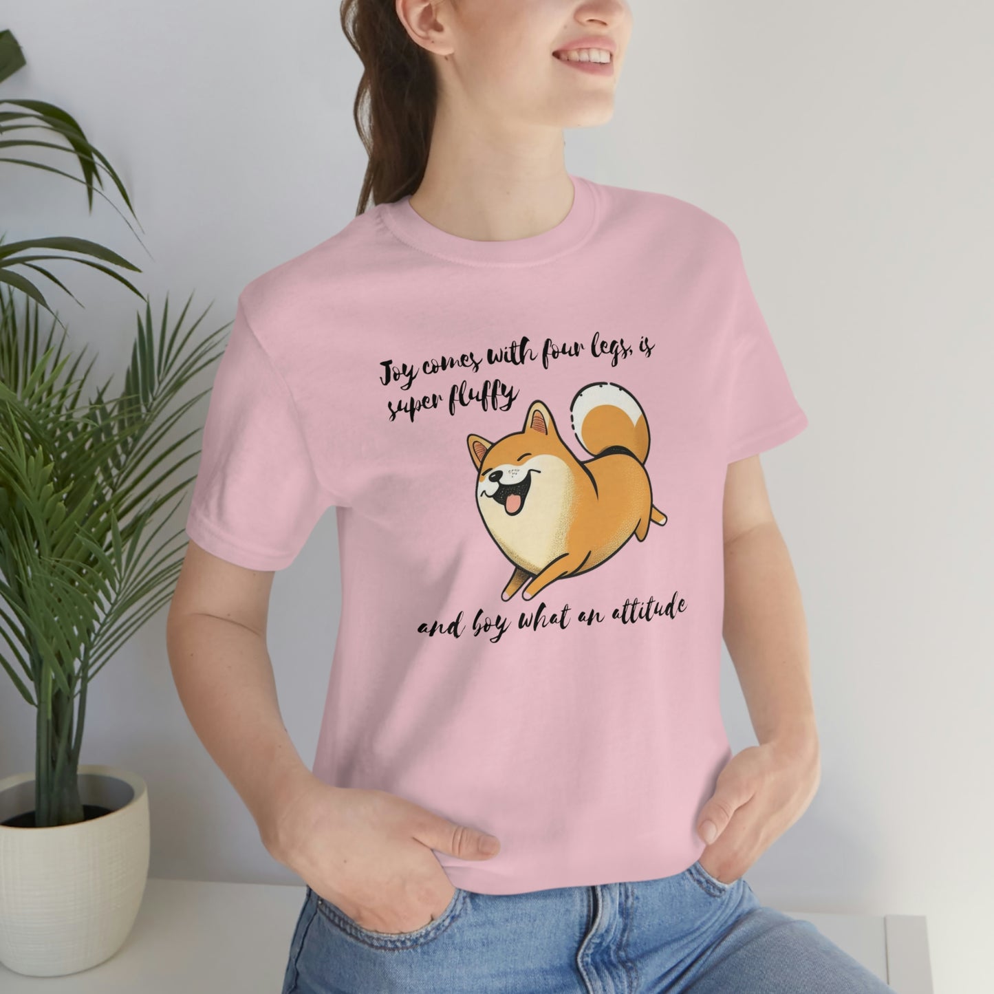 Boy, What an Attitude | Shiba Inu | Unisex Jersey Short Sleeve Tee