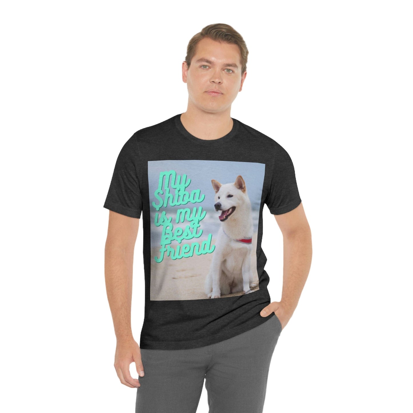 My Best Friend | Shiba Inu | Unisex Jersey Short Sleeve Tee