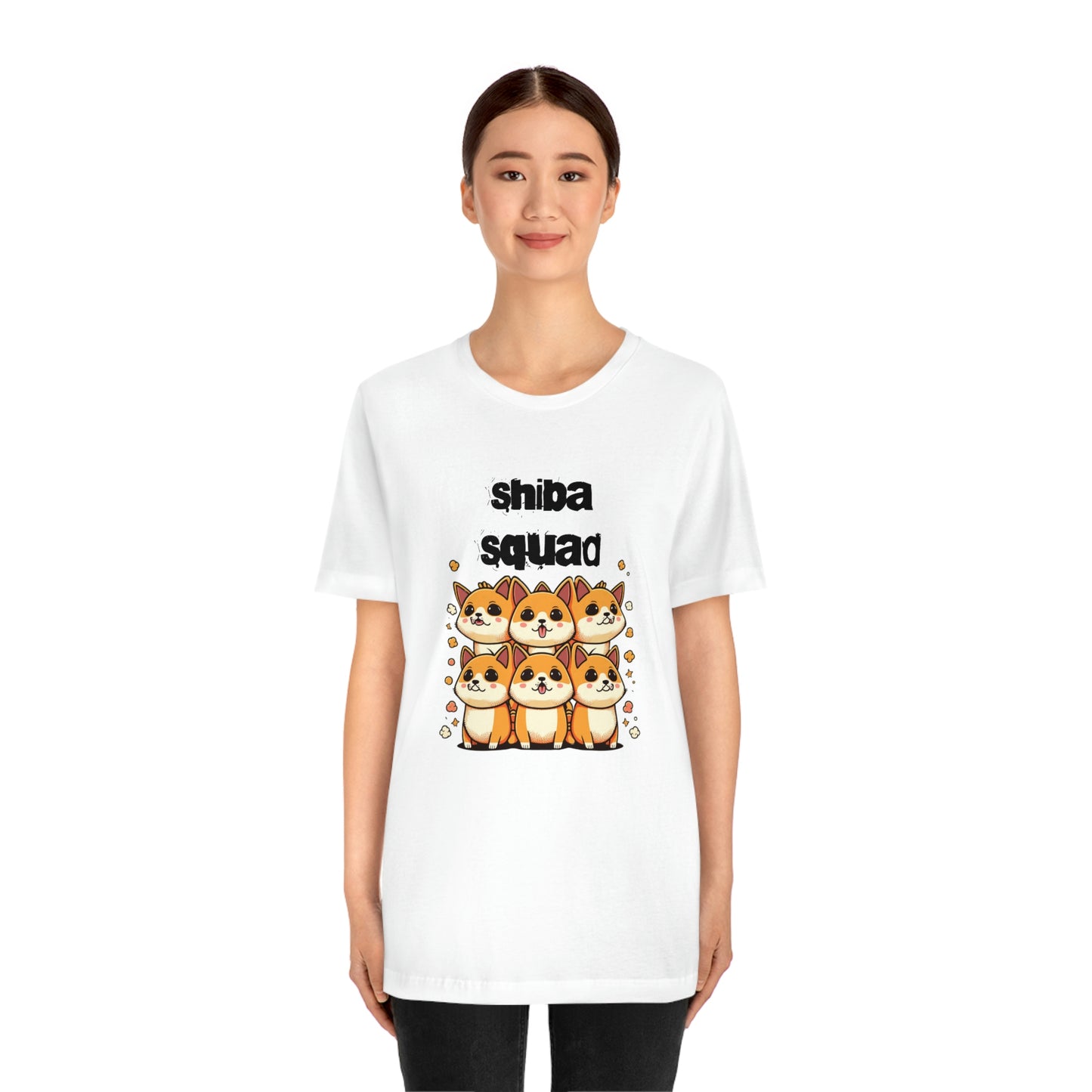 Shiba Squad Graphic Tee - Soft Cotton & Quality Print - Perfect for Shiba Inu Lovers