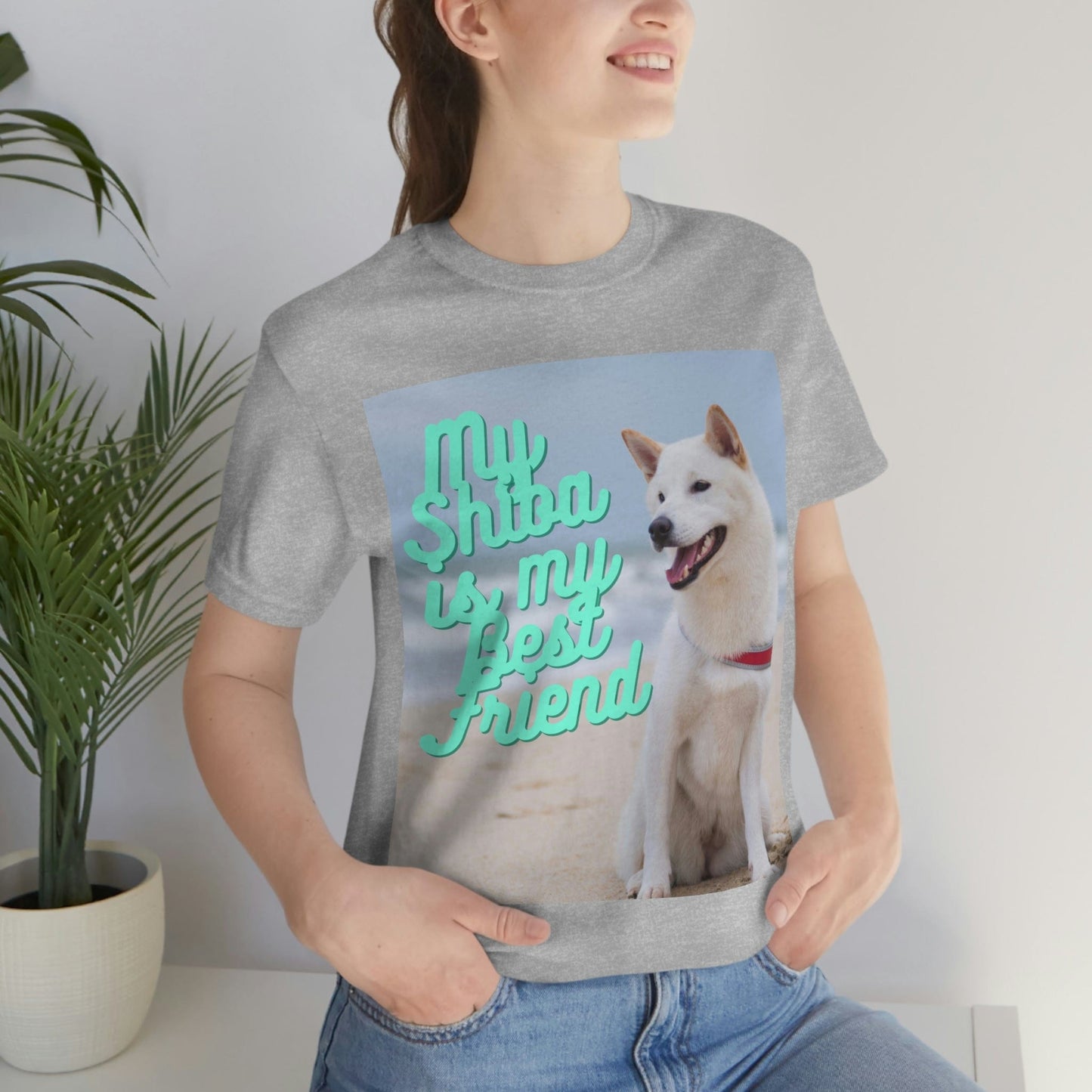 My Best Friend | Shiba Inu | Unisex Jersey Short Sleeve Tee