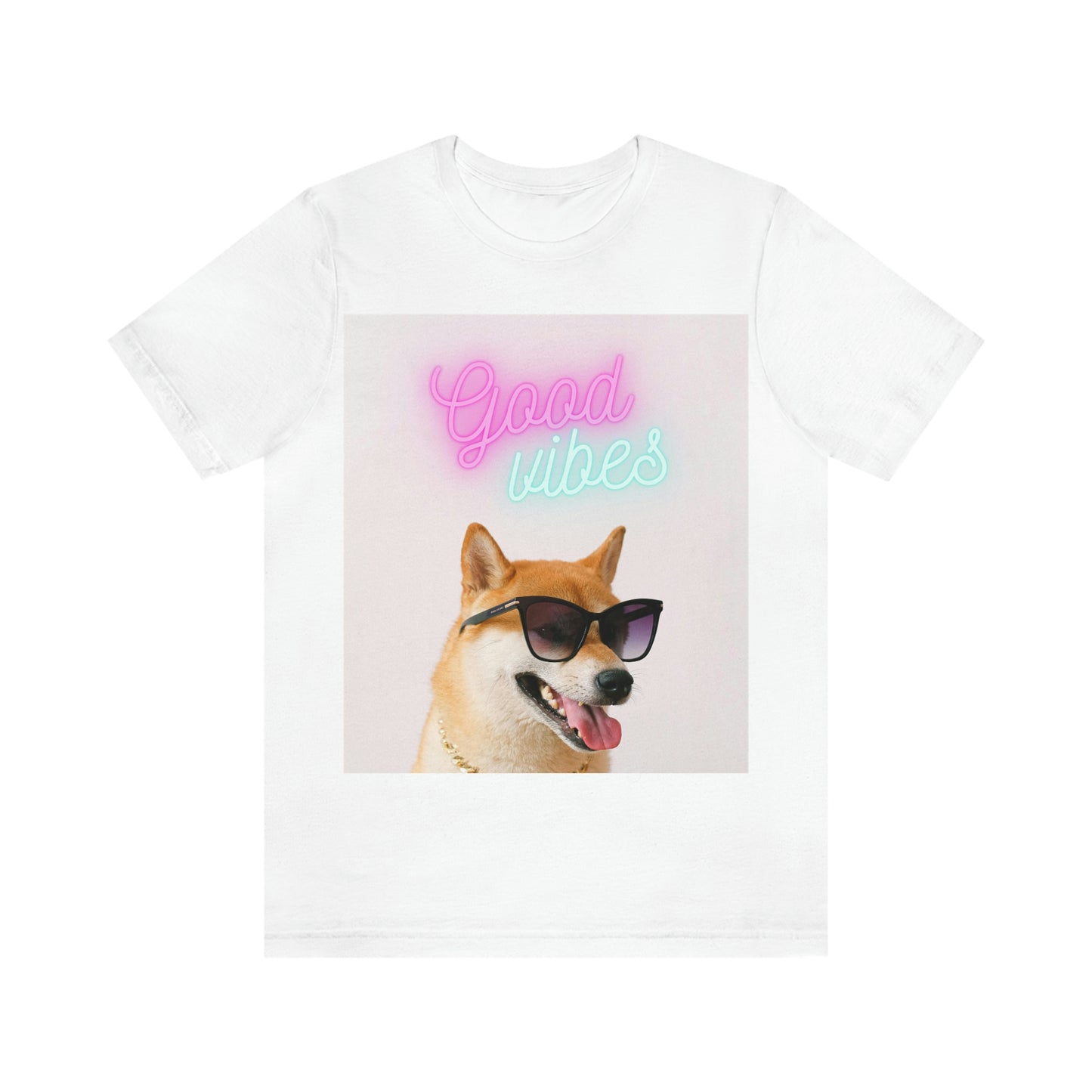 Good Vibes | Shiba Inu | Unisex Jersey Short Sleeve Tee