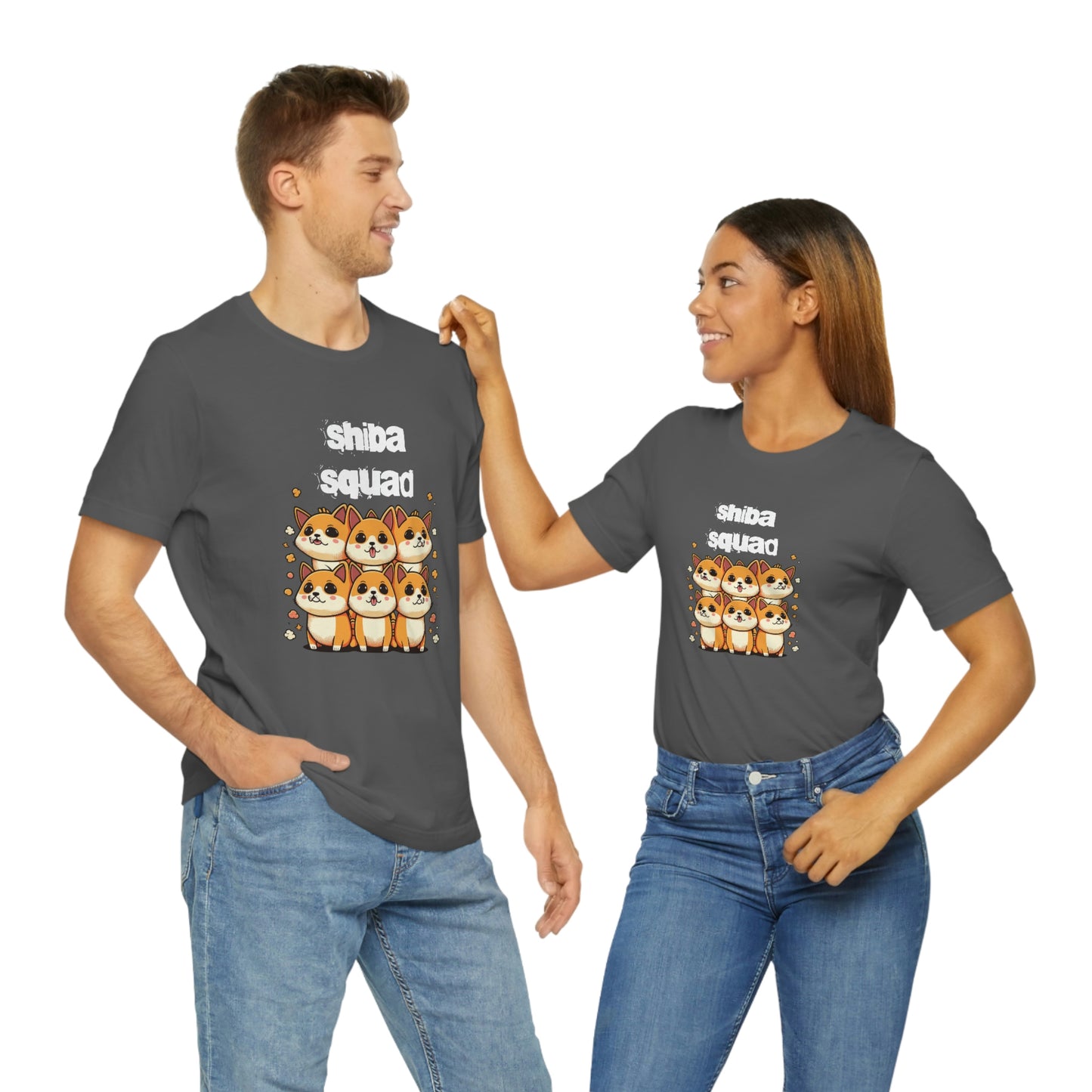 Shiba Squad Graphic Tee - Soft Cotton & Quality Print - Perfect for Shiba Inu Lovers