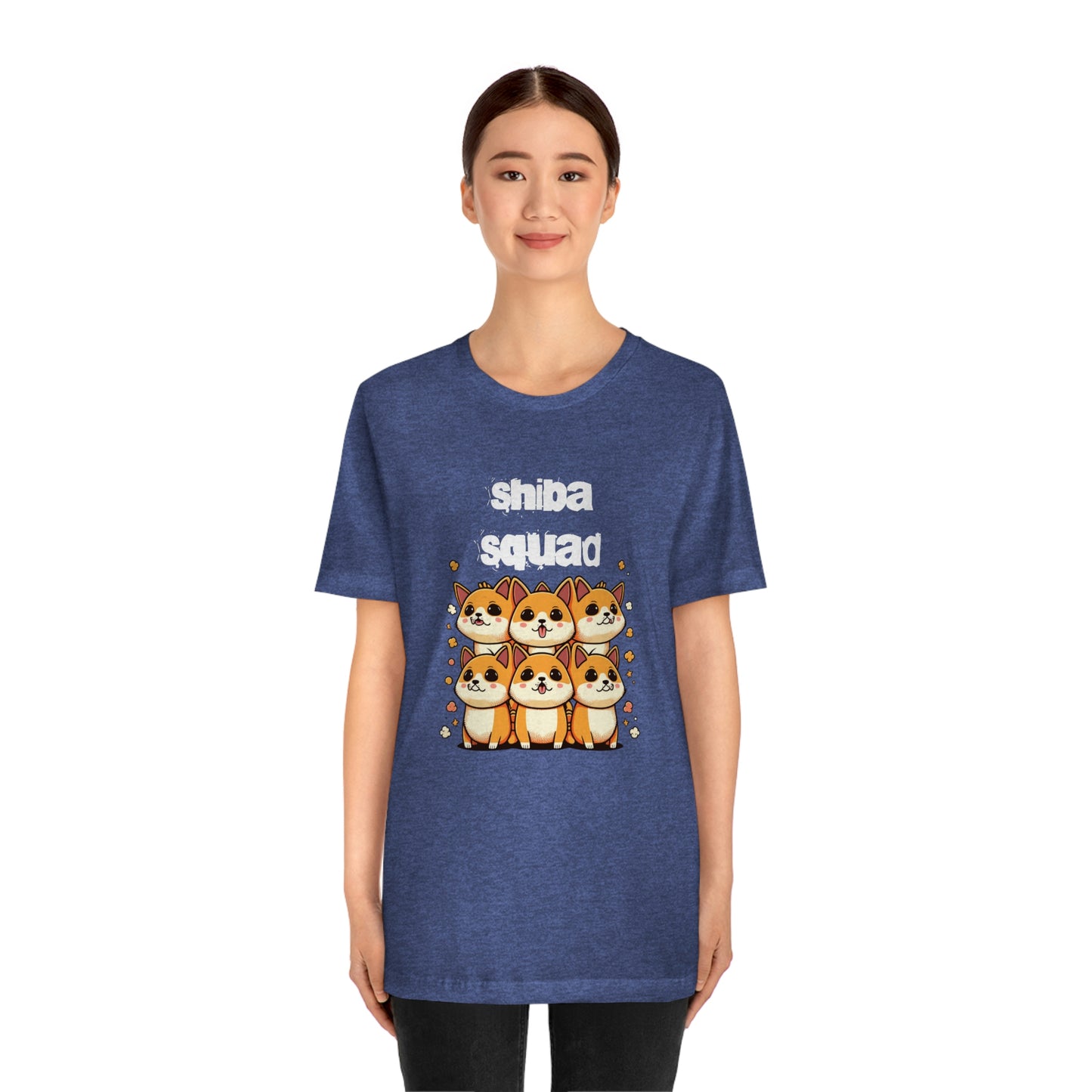 Shiba Squad Graphic Tee - Soft Cotton & Quality Print - Perfect for Shiba Inu Lovers